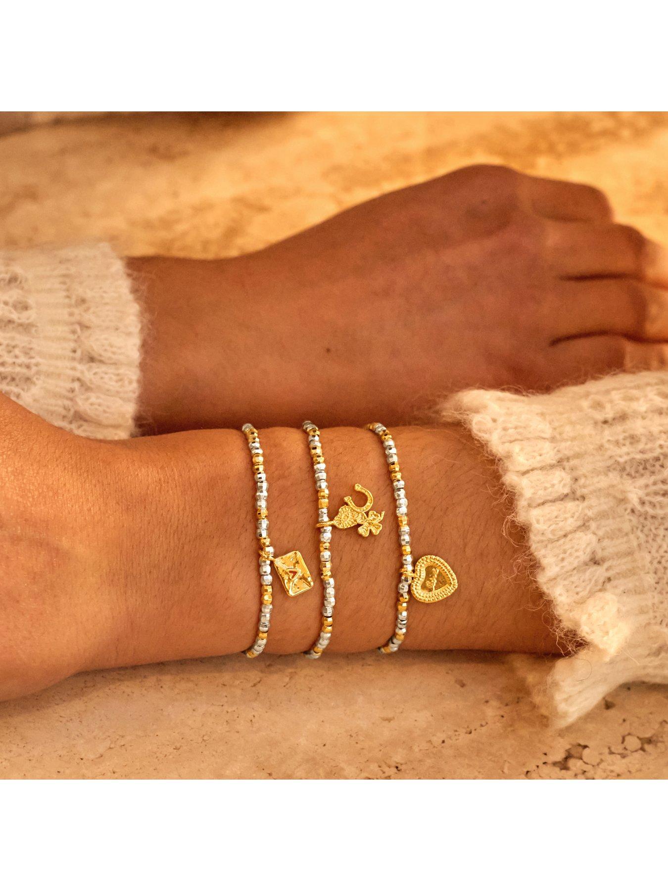 Image 5 of 6 of Joma Jewellery Little Stories Sending Love Your Way Bracelet - Silver &amp; Gold-plating
