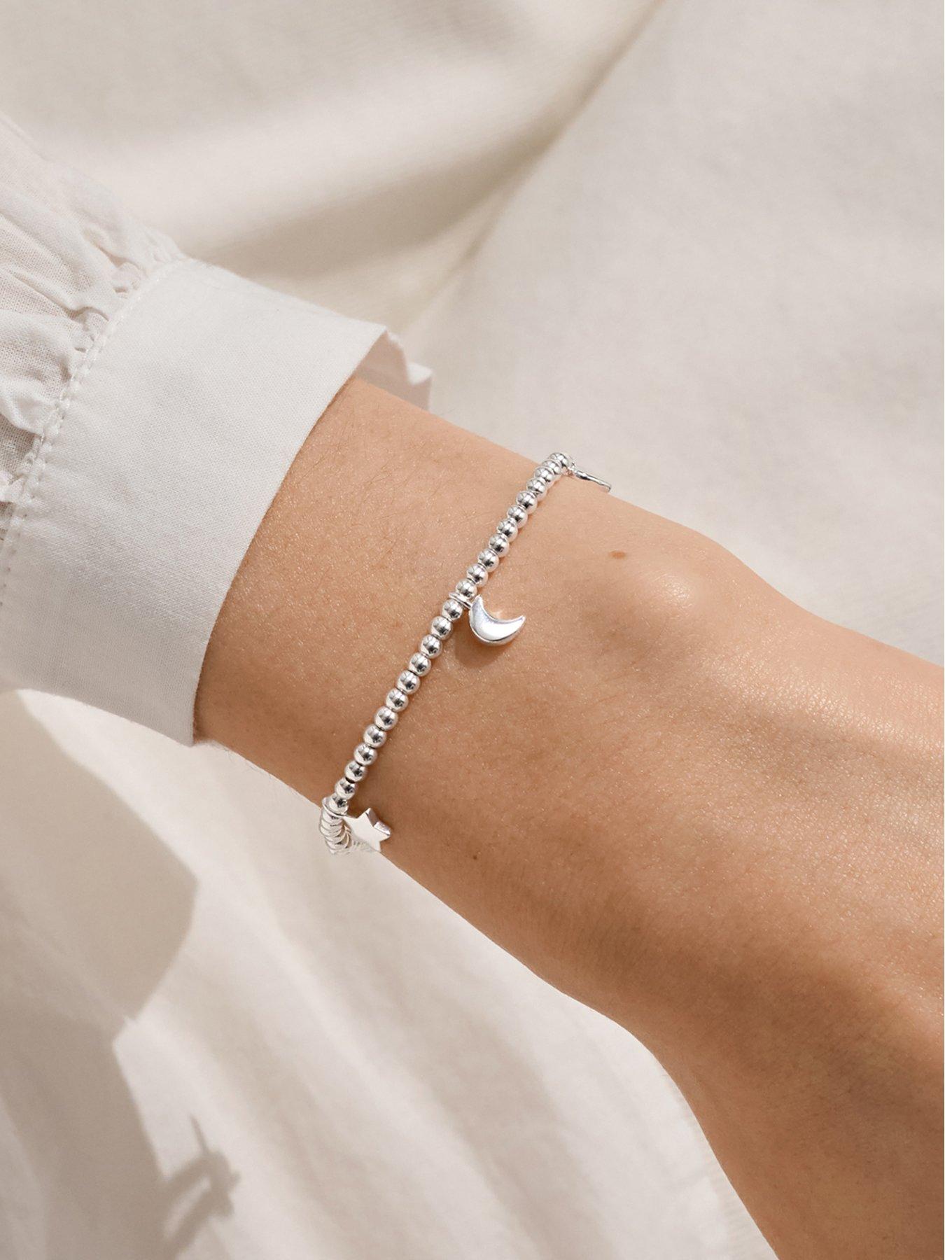 Image 2 of 7 of Joma Jewellery Lifes A Charm Love You To The Moon And Back Bracelet - Silver-plated
