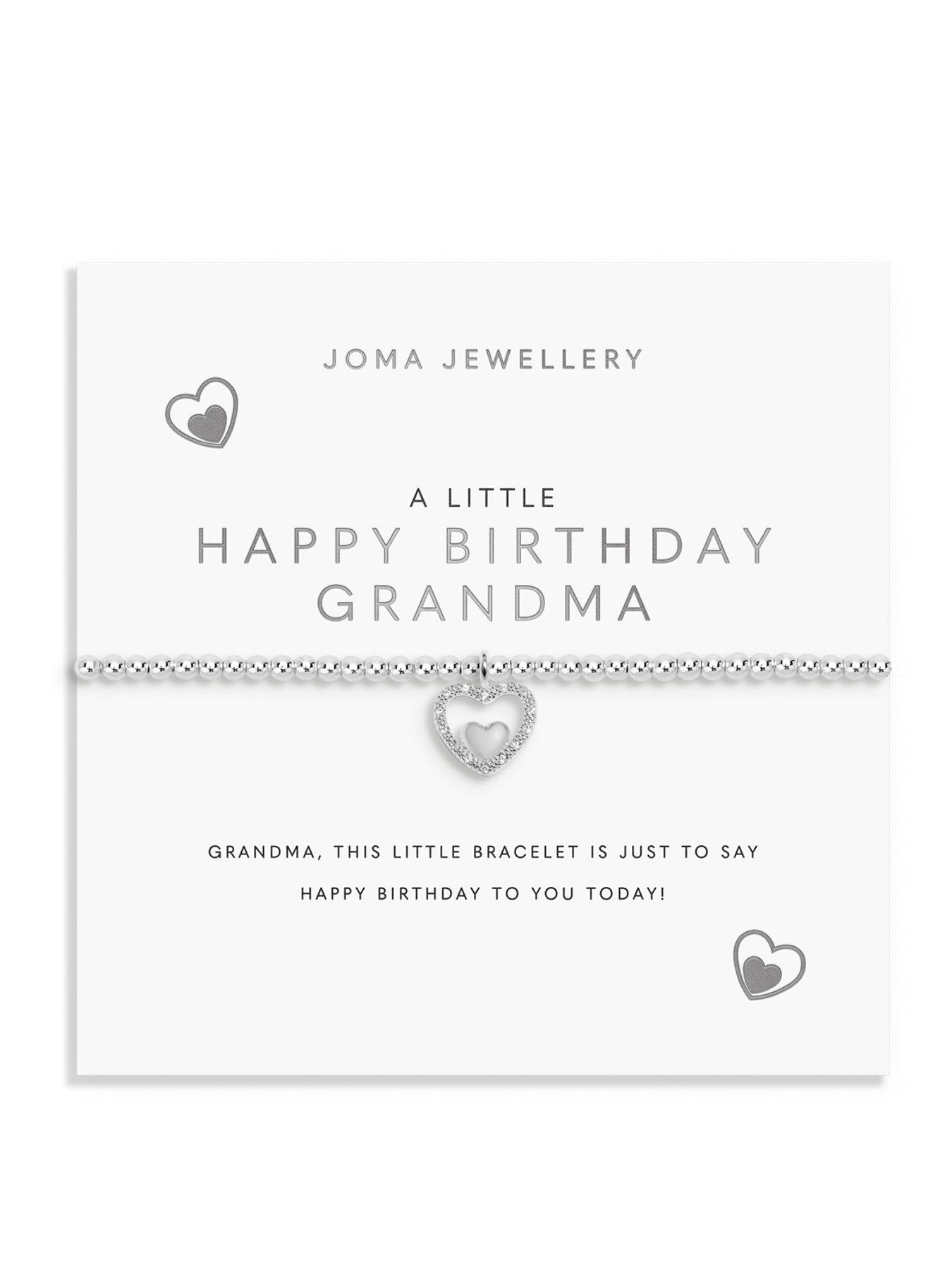 Joma Jewellery A LITTLE 'HAPPY BIRTHDAY GRANDMA' Bracelet