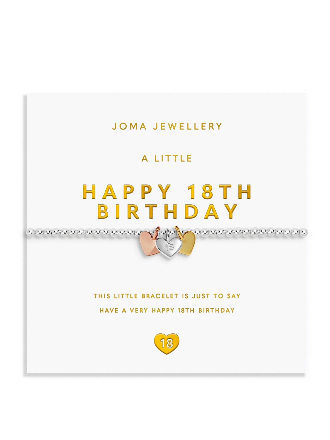 Joma Jewellery A LITTLE CHARMED MOMENTS 'HAPPY 18TH BIRTHDAY' Bracelet