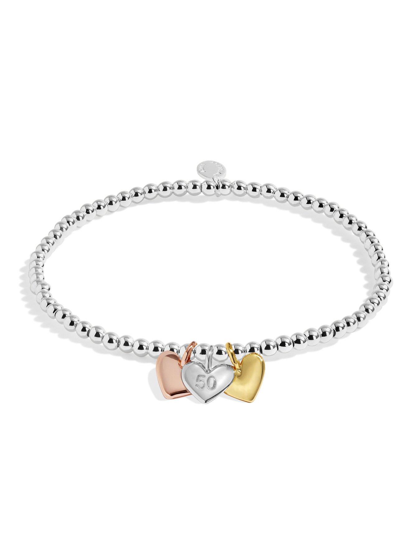 Image 3 of 6 of Joma Jewellery A LITTLE CHARMED MOMENTS 'HAPPY 50TH BIRTHDAY' Bracelet