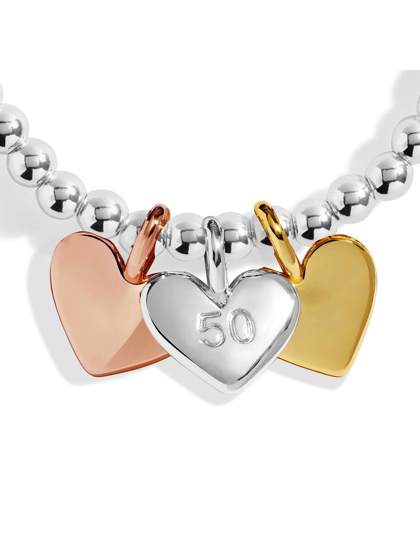 Image 4 of 6 of Joma Jewellery A LITTLE CHARMED MOMENTS 'HAPPY 50TH BIRTHDAY' Bracelet