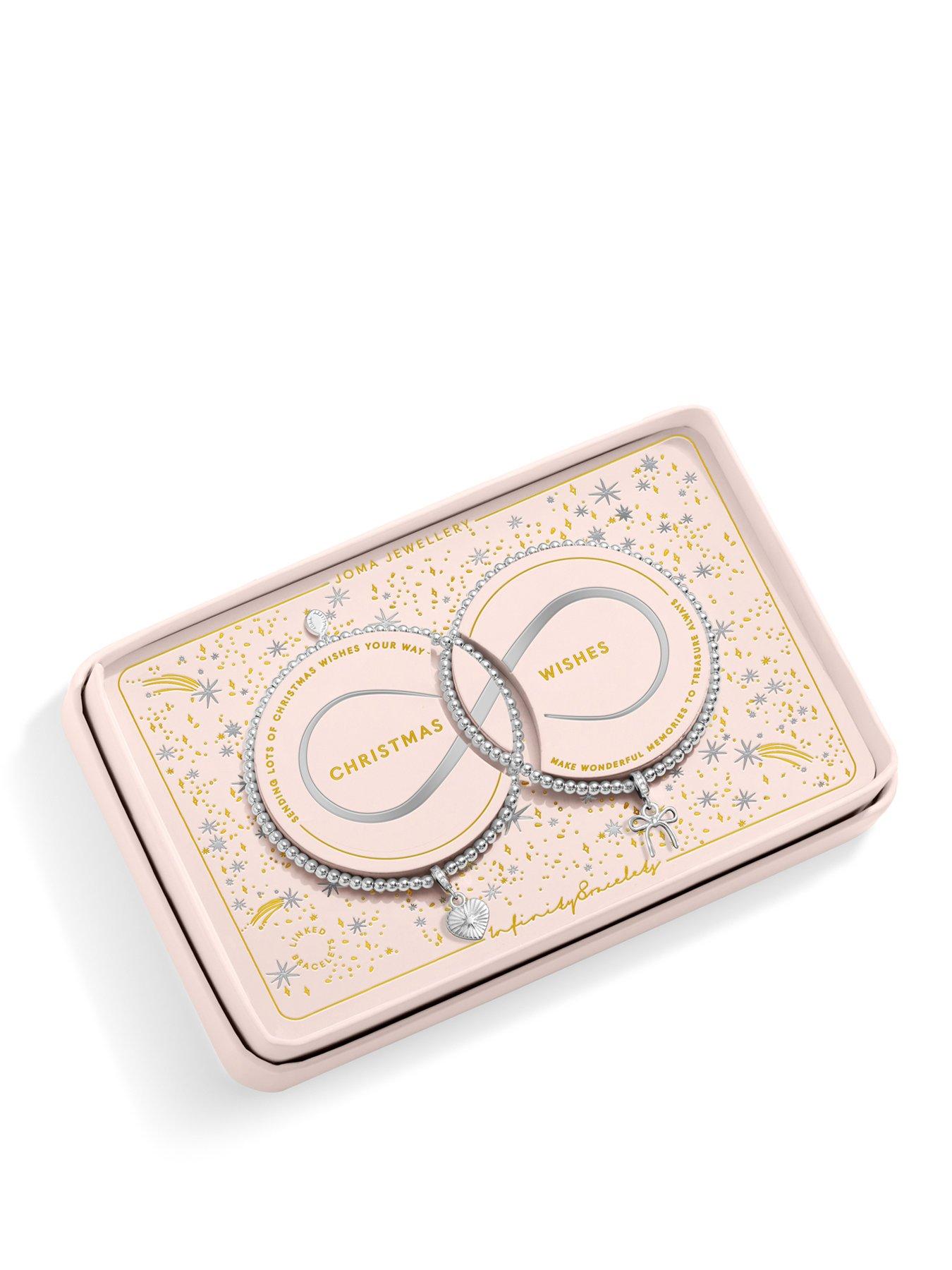 Joma Jewellery CHRISTMAS INFINITY BRACELETS 'CHRISTMAS WISHES' Linked Bracelet
