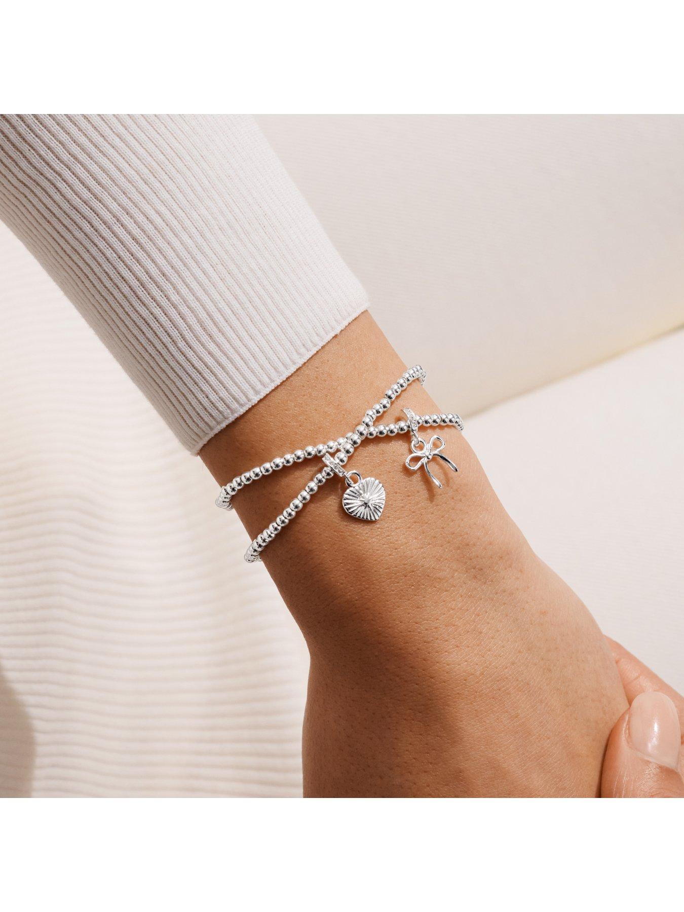 Image 2 of 5 of Joma Jewellery Christmas Infinity Bracelets CHhristmas Wishes Linked Bracelet - Silver plated