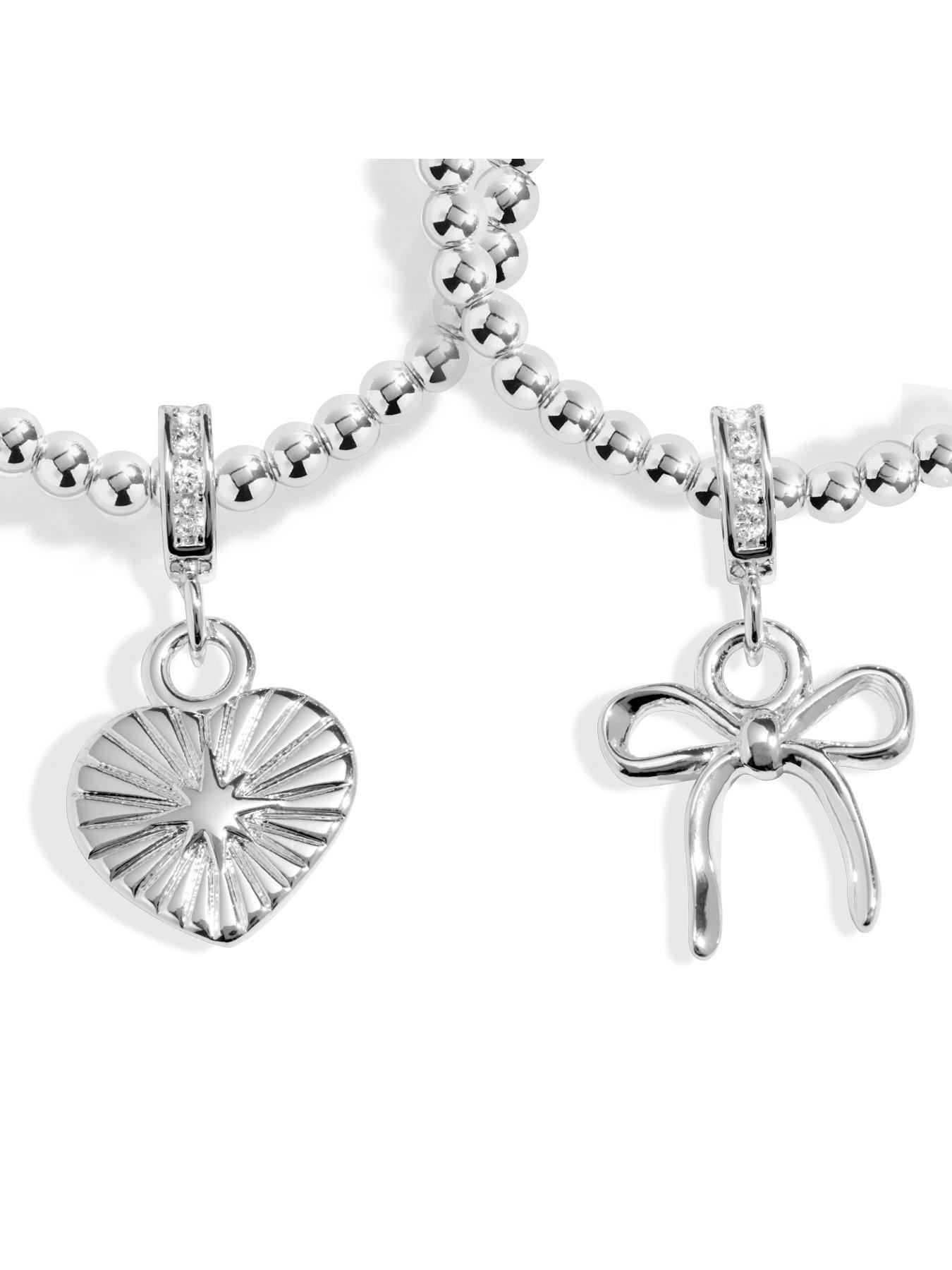 Image 4 of 5 of Joma Jewellery Christmas Infinity Bracelets CHhristmas Wishes Linked Bracelet - Silver plated