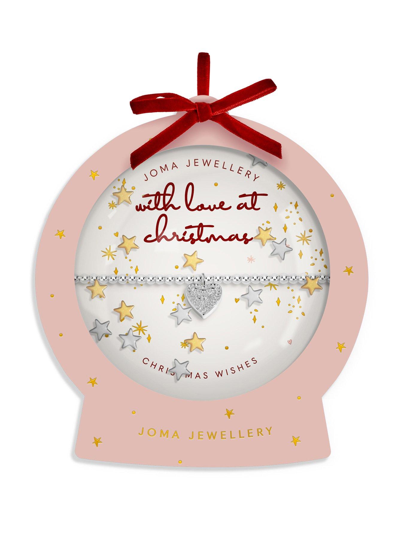 Joma Jewellery SNOWGLOBE A LITTLE 'WITH LOVE AT CHRISTMAS' Bracelet