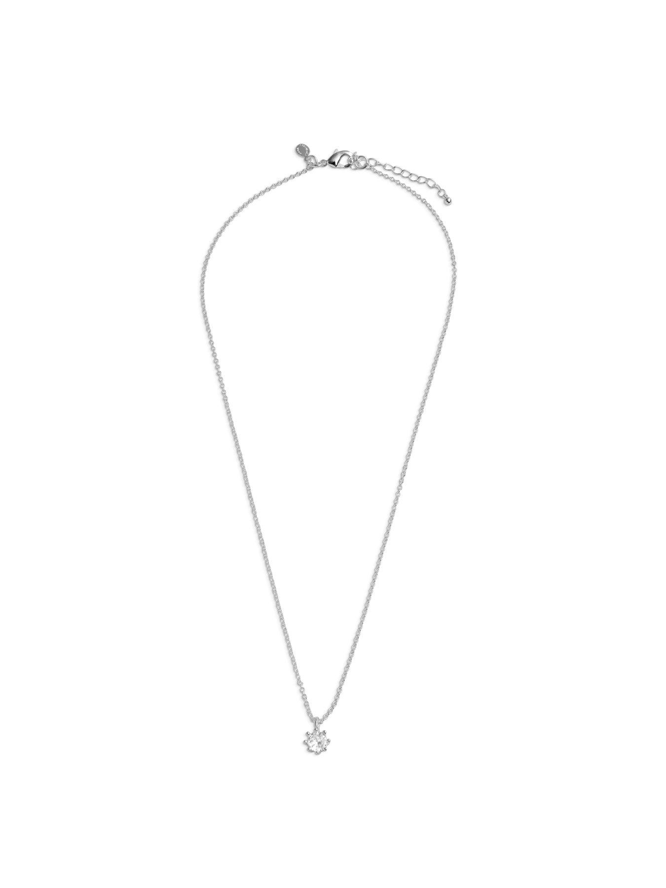 Image 3 of 7 of Joma Jewellery With Love Set From Me To You Necklace &amp; Earrings - Silver-plated