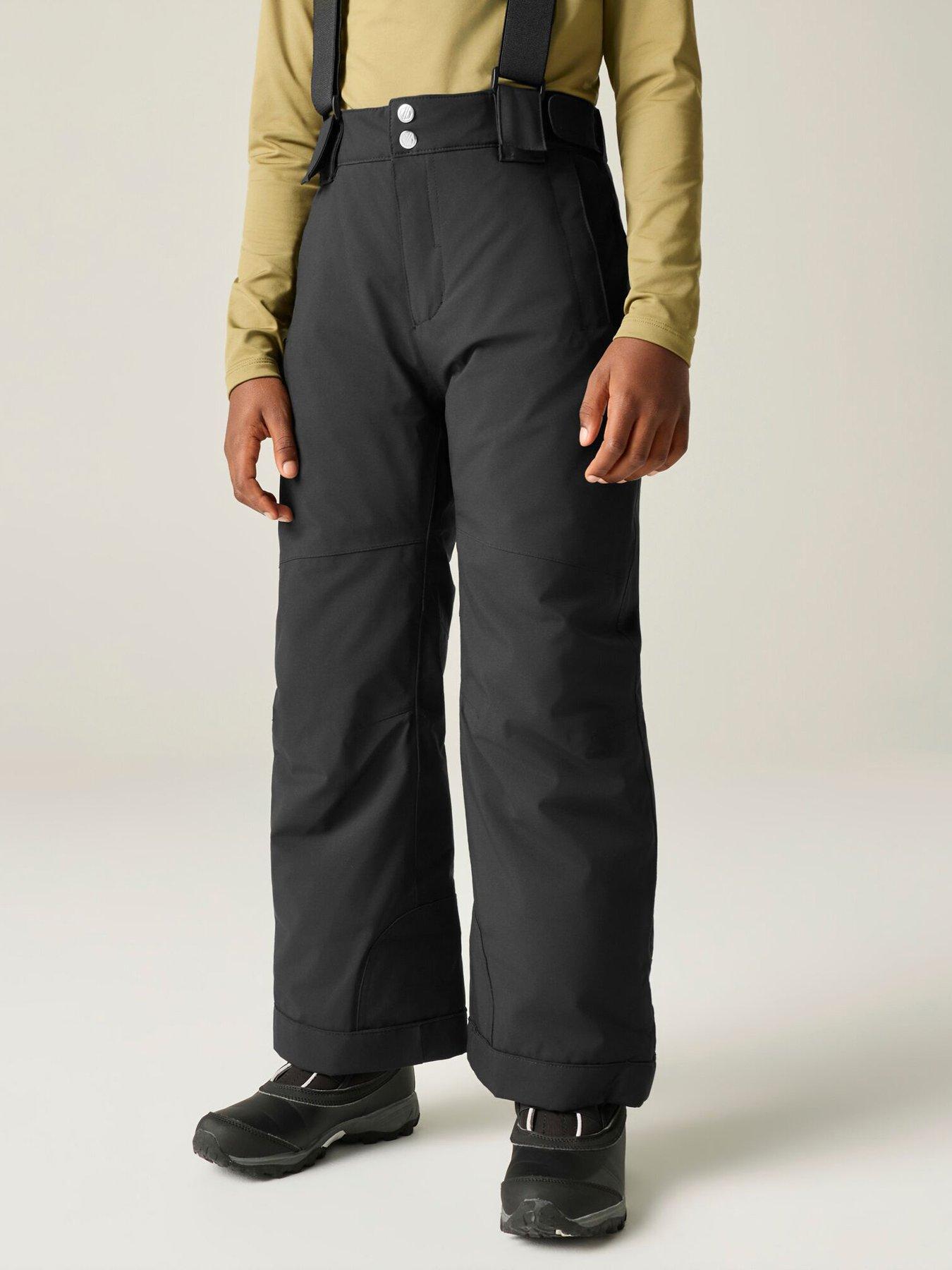 Dare 2B Kids Outmove Iii Adjustable Braces Bib Ski Pants - Black