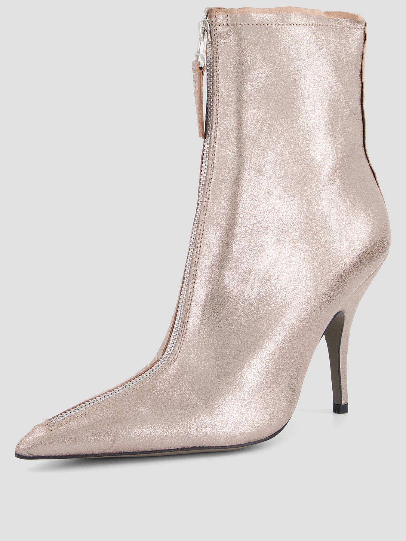 Image 2 of 8 of AllSaints Vera Zip Boot