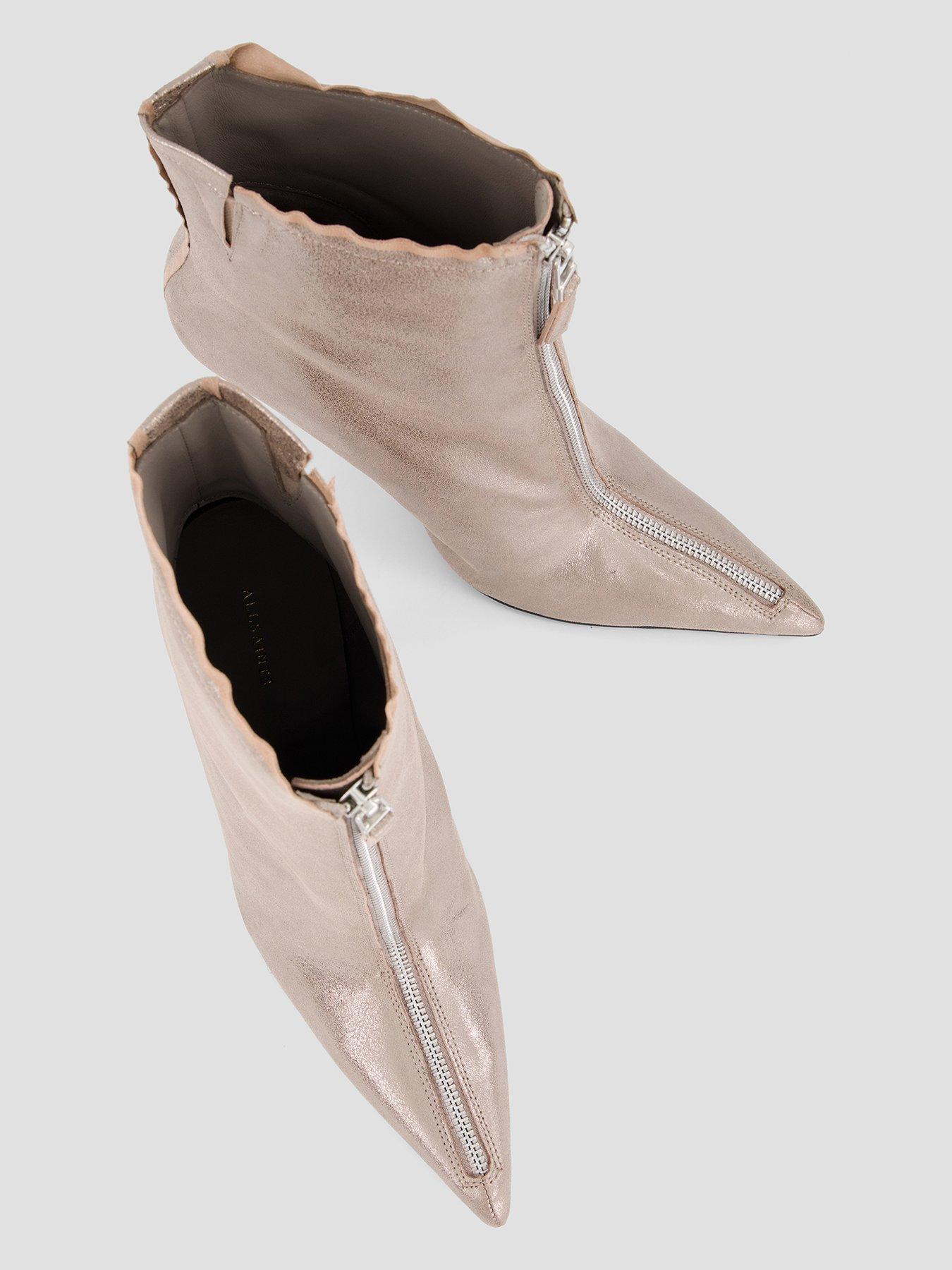 Image 4 of 8 of AllSaints Vera Zip Boot