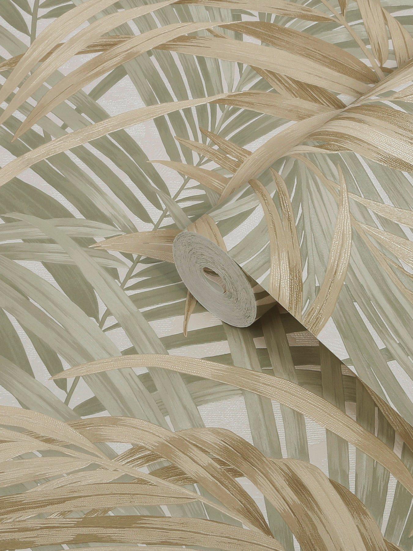 Image 2 of 3 of Boutique Congo Sage & Gold Wallpaper