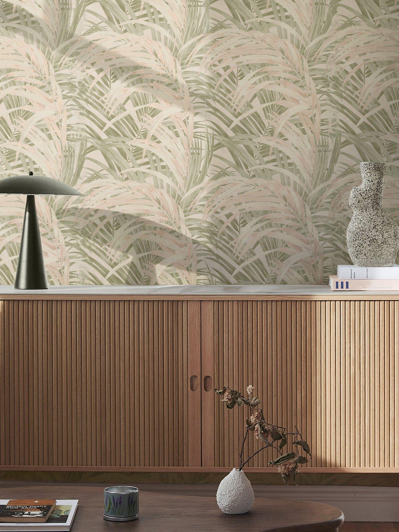 Boutique Boutique Congo Sage  &  Rose Wallpaper