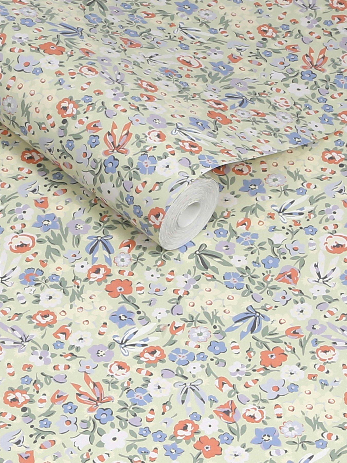 Image 2 of 3 of Cath Kidston Cath Kidston Harmony Ditsy Sage Wallpaper