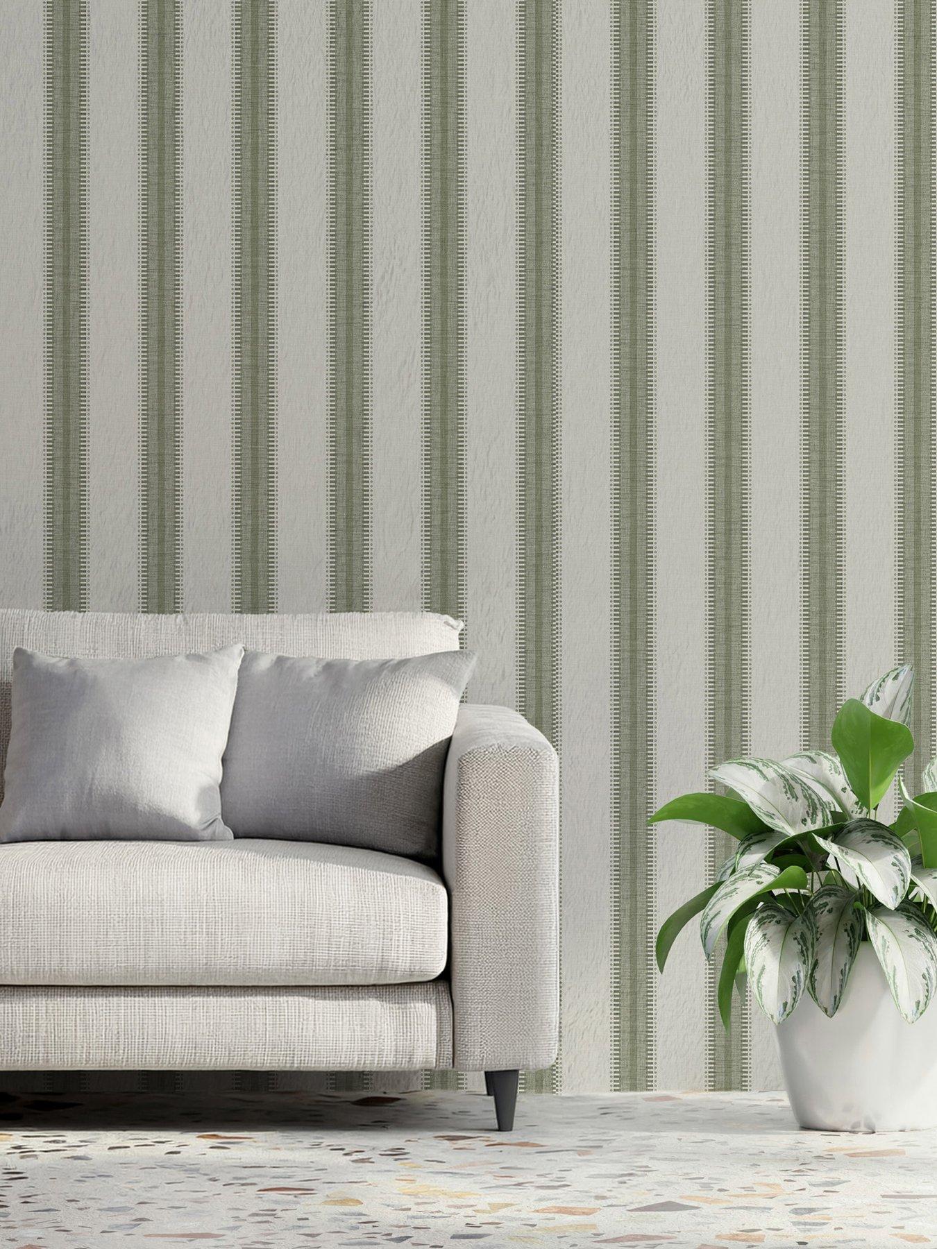 Superfresco Easy Superfresco Easy Sonnet Stripe Sage Wallpaper