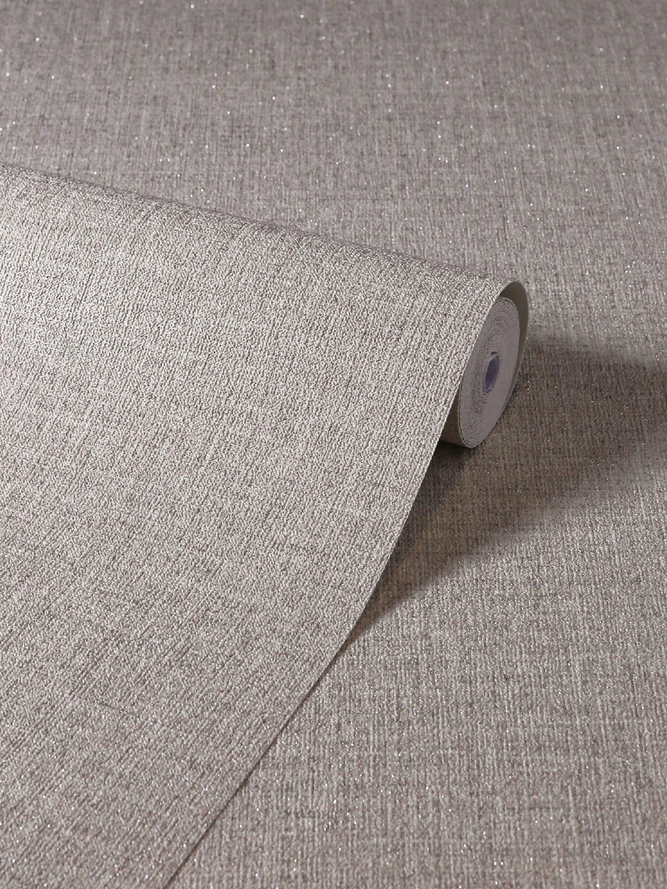 Image 3 of 5 of ARTHOUSE Luxe Hessian Mink Wallpaper