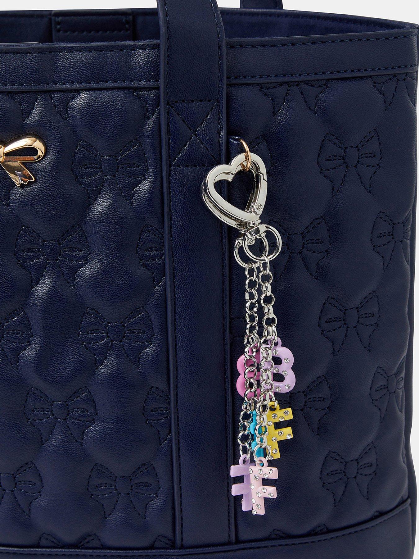 Image 3 of 3 of Accessorize Girls 2 Pack Bff Letter Keychains - Multi