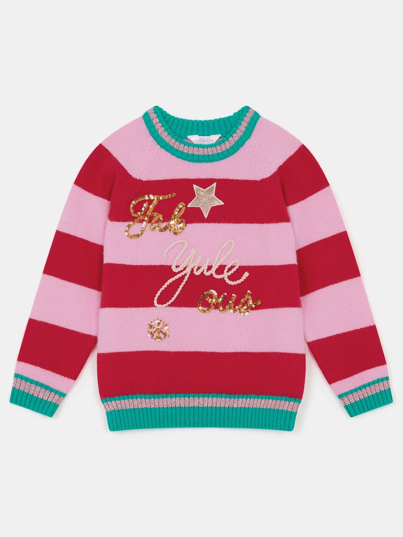 Accessorize Girls Fab Yule Ous Jumper - Multi