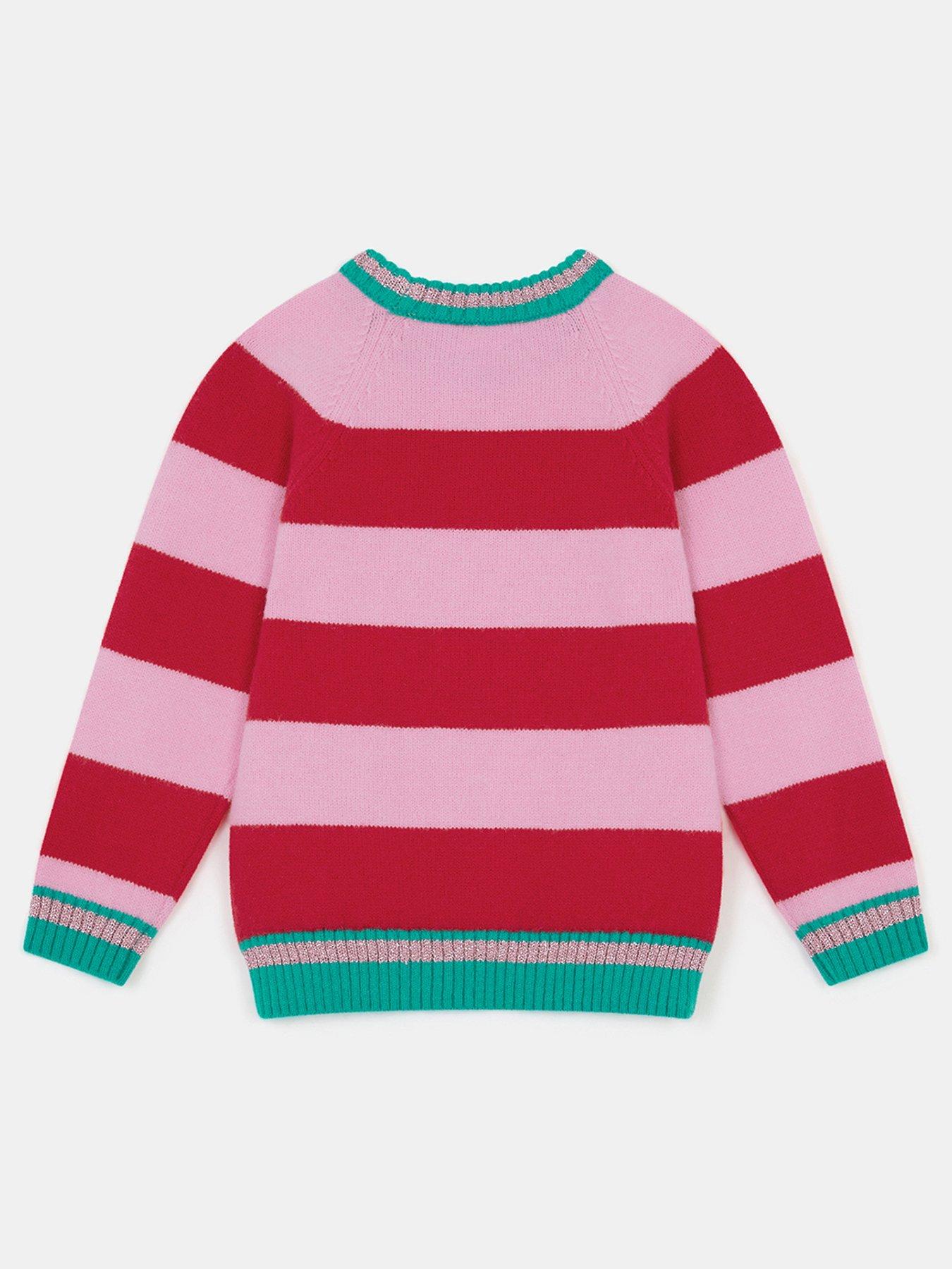 Image 2 of 3 of Accessorize Girls Fab Yule Ous Jumper - Multi