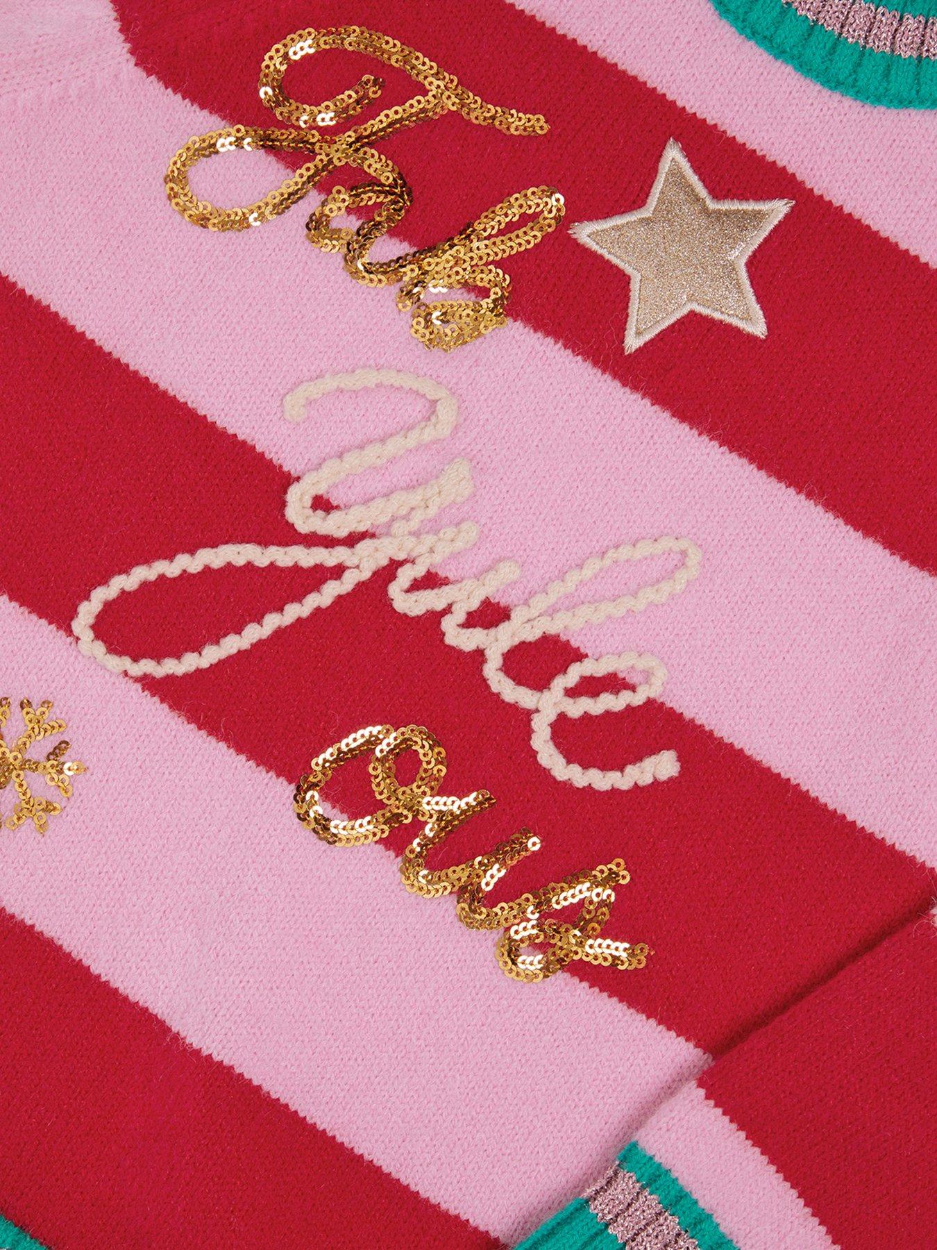 Image 3 of 3 of Accessorize Girls Fab Yule Ous Jumper - Multi