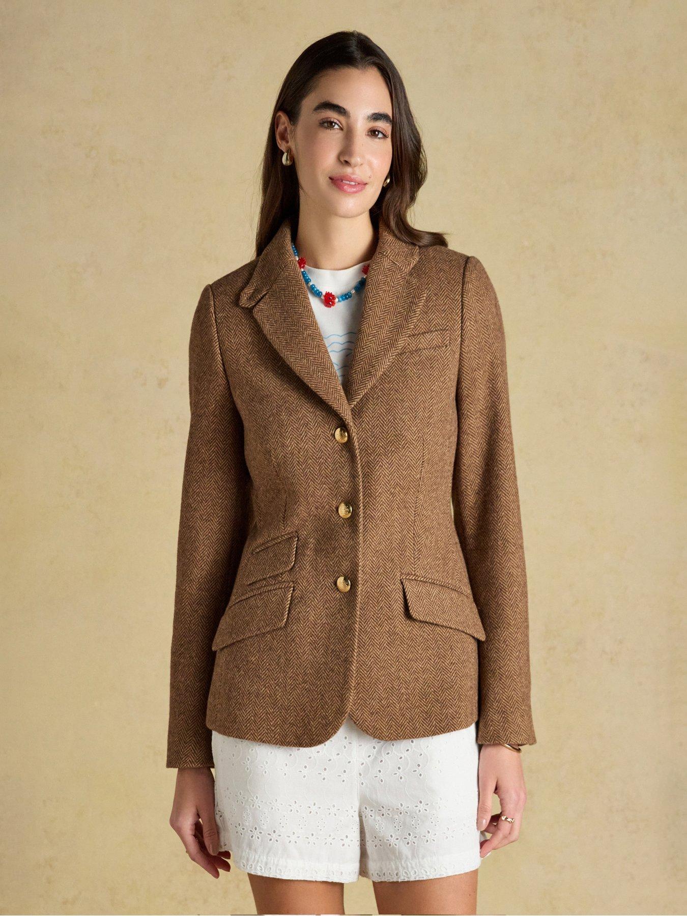 Image 1 of 7 of Joules Canterly - Brown Herringbone
