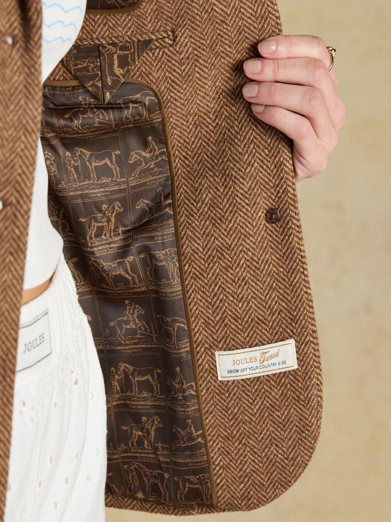 Image 7 of 7 of Joules Canterly - Brown Herringbone