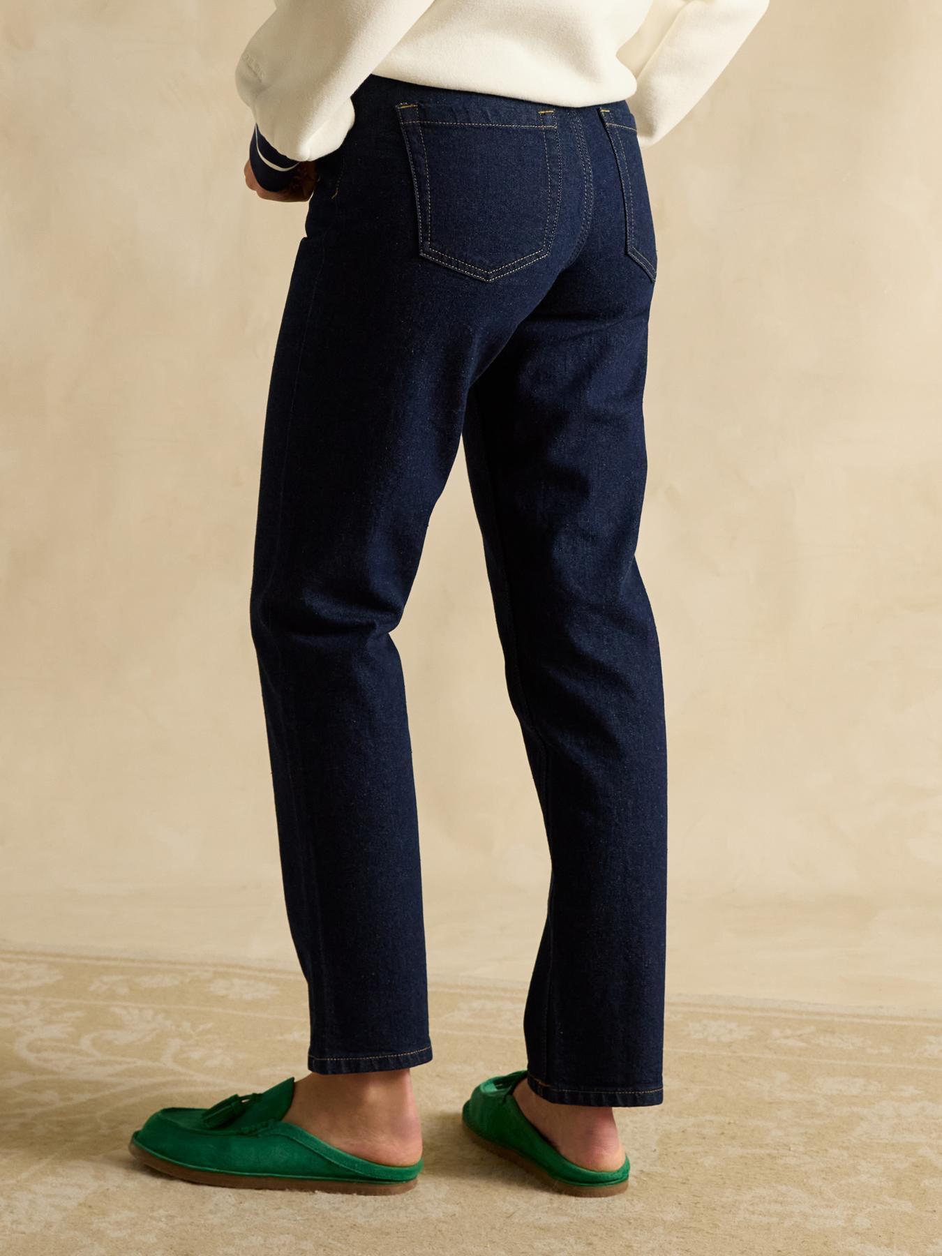 Image 2 of 7 of Joules Slim Straight - Dark Indigo Wash