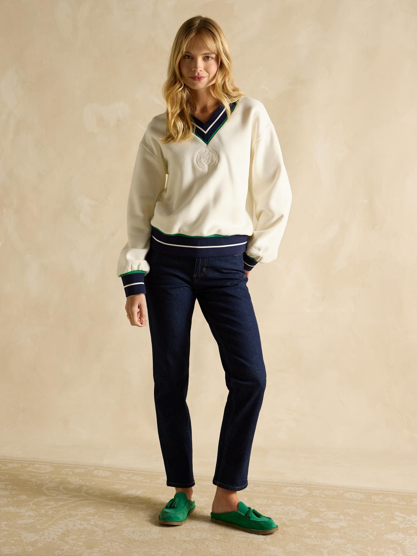 Image 6 of 7 of Joules Slim Straight - Dark Indigo Wash