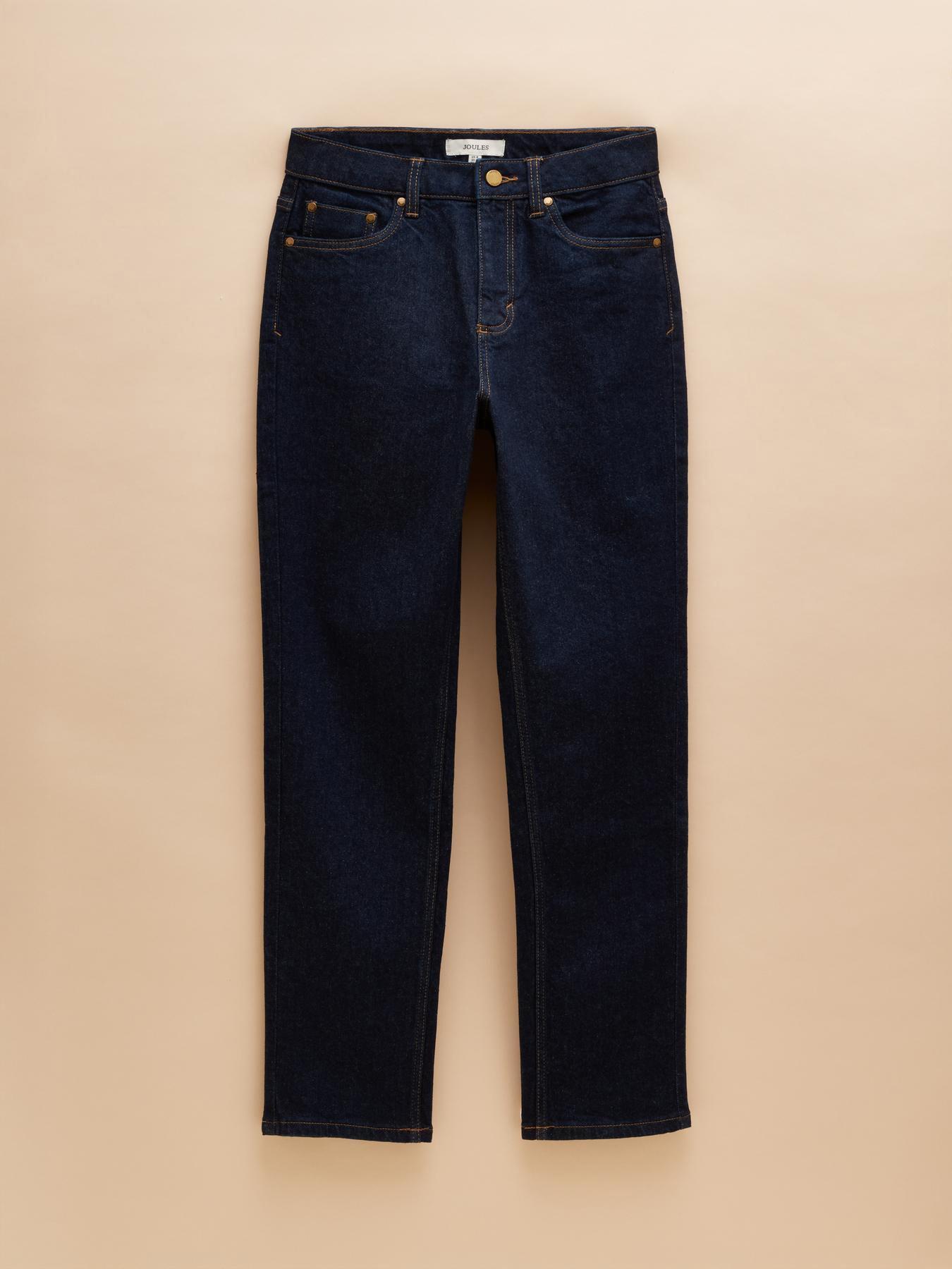 Image 7 of 7 of Joules Slim Straight - Dark Indigo Wash