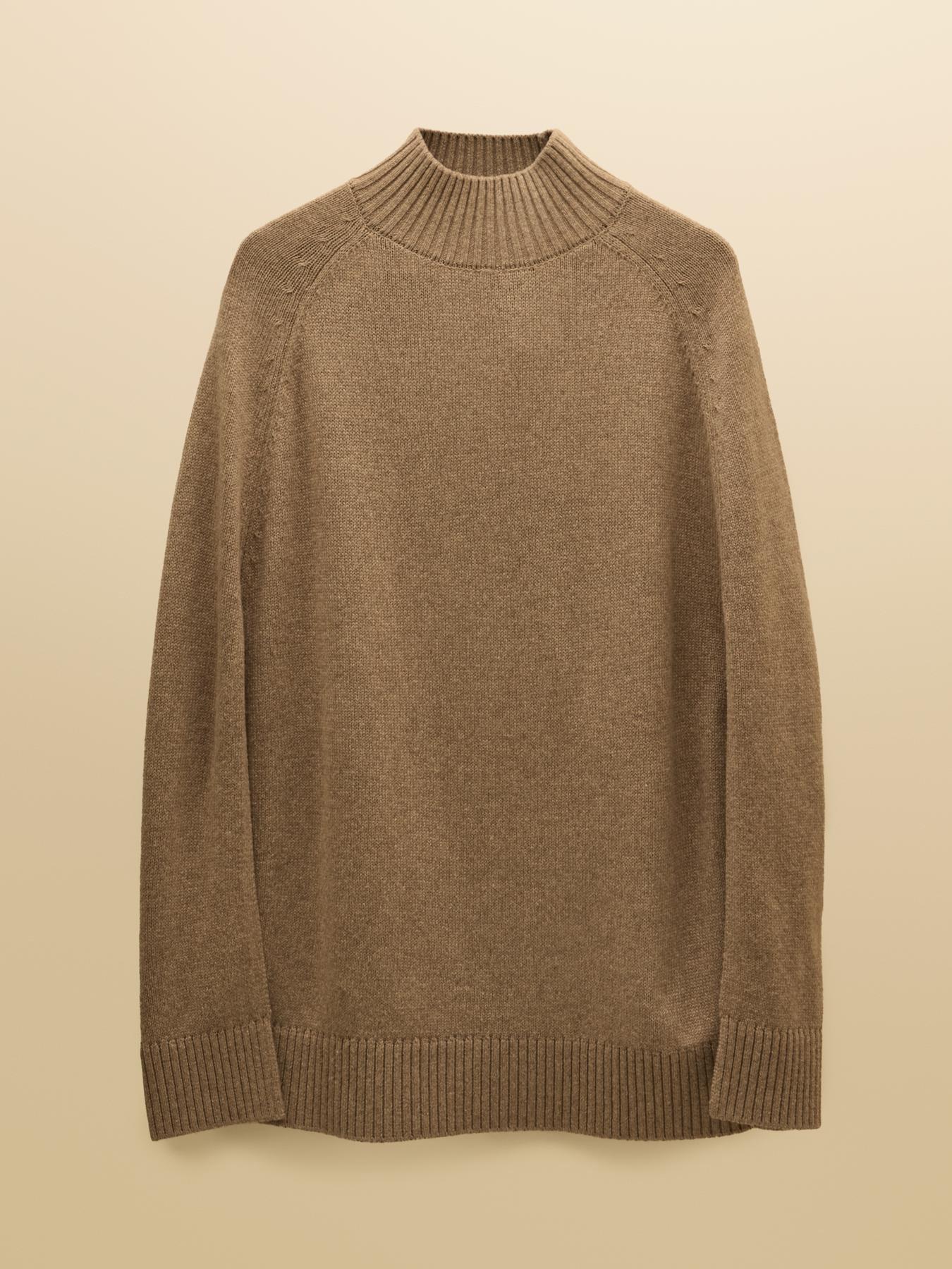 Image 6 of 6 of Joules Women's Knitted Cape Horse Intarsia - Tan