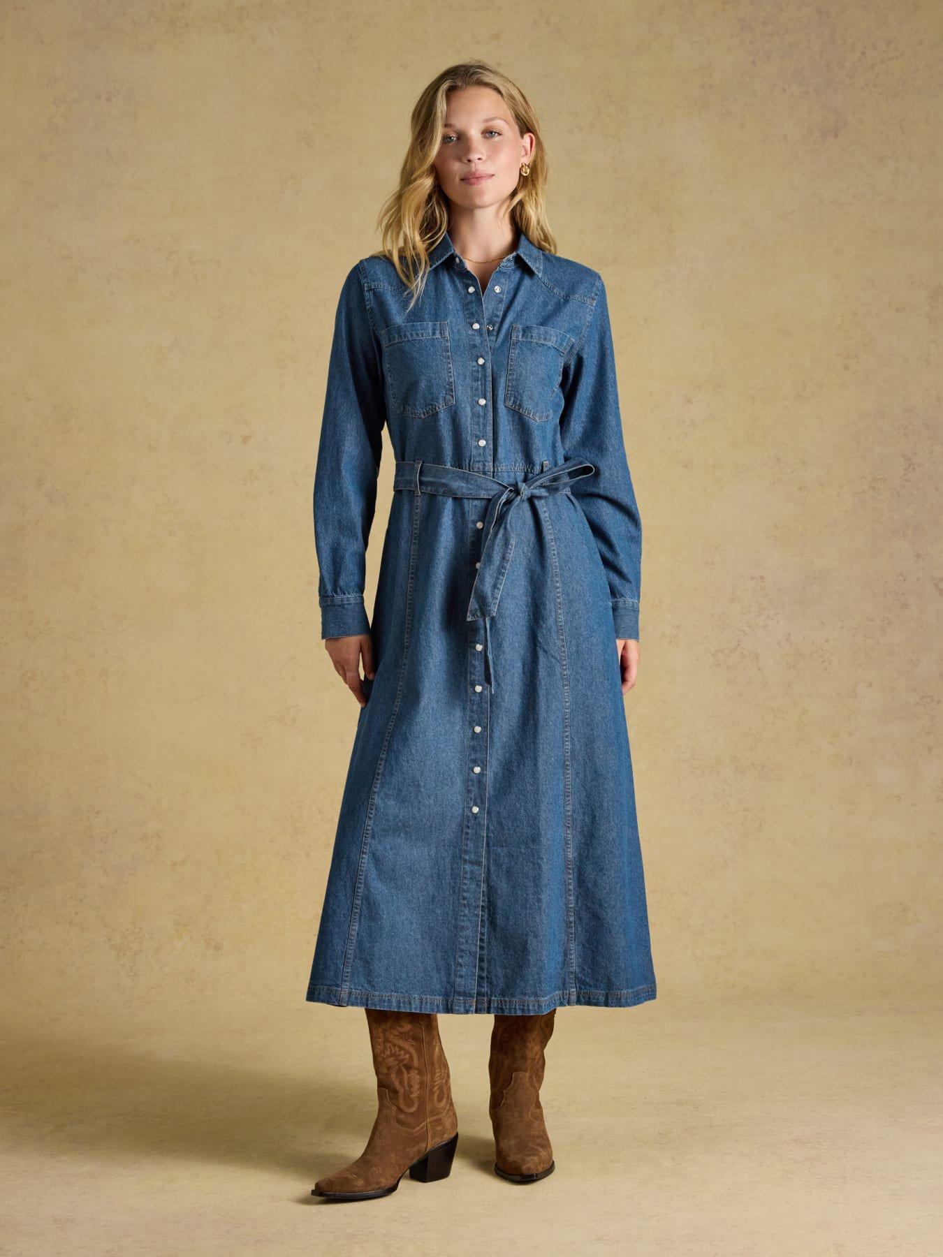 Image 1 of 7 of Joules Denim Western - Mid Wash