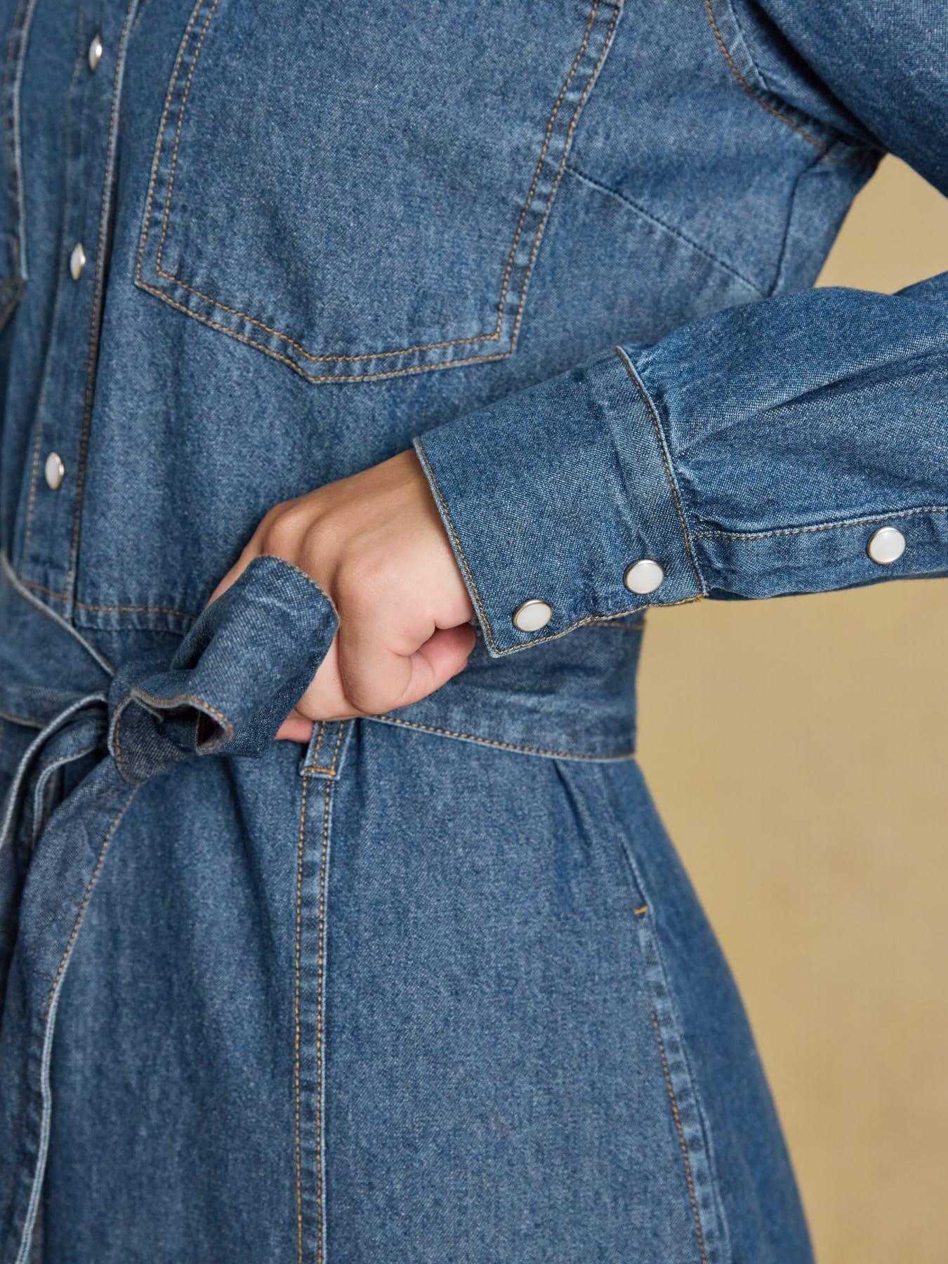 Image 7 of 7 of Joules Denim Western - Mid Wash