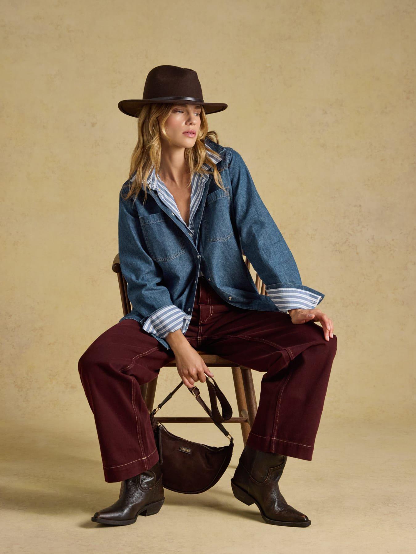 Image 6 of 7 of Joules Slim Fit Western - Mid Wash