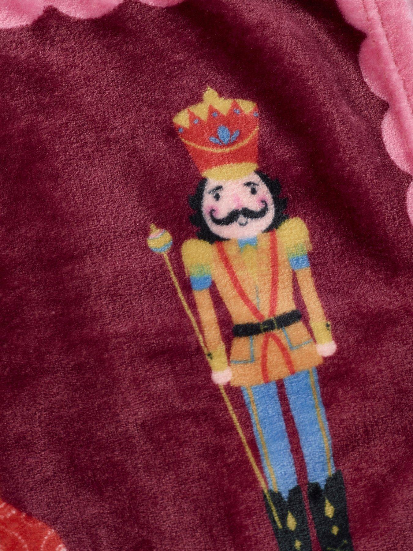 Image 3 of 3 of Catherine Lansfield Christmas Nutcracker Soft Fleece Throw