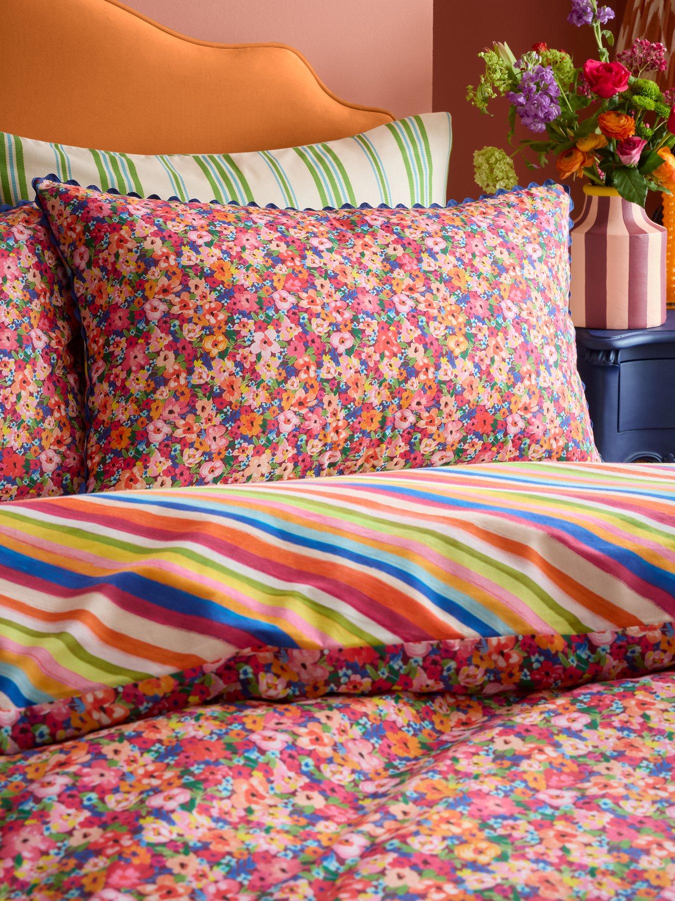 Sophie Robinson Darling Ditsy 100% Cotton Duvet Cover Set Bright