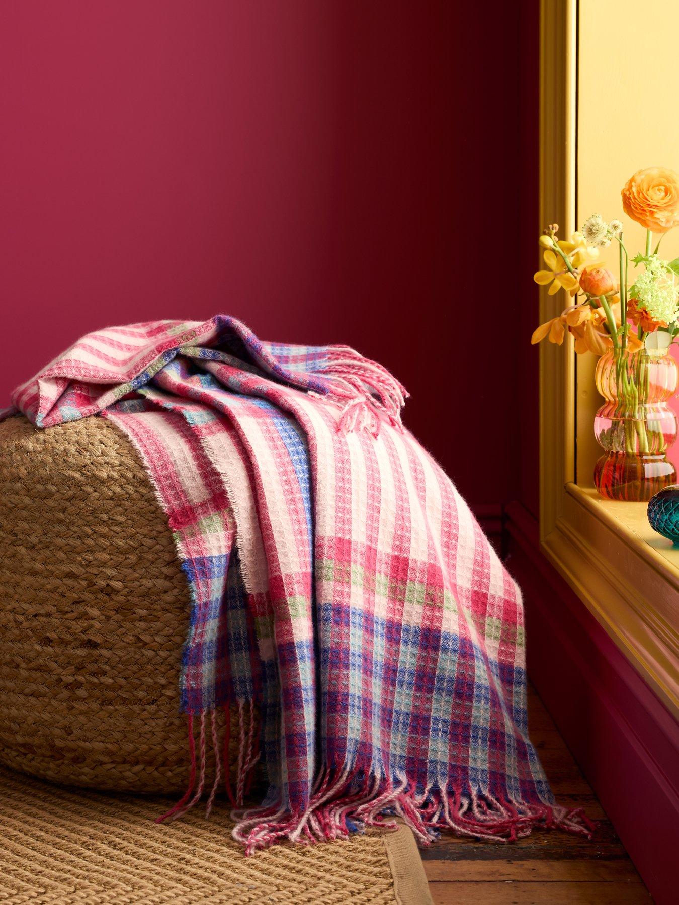 Sophie Robinson Darling Waffle Check Throw