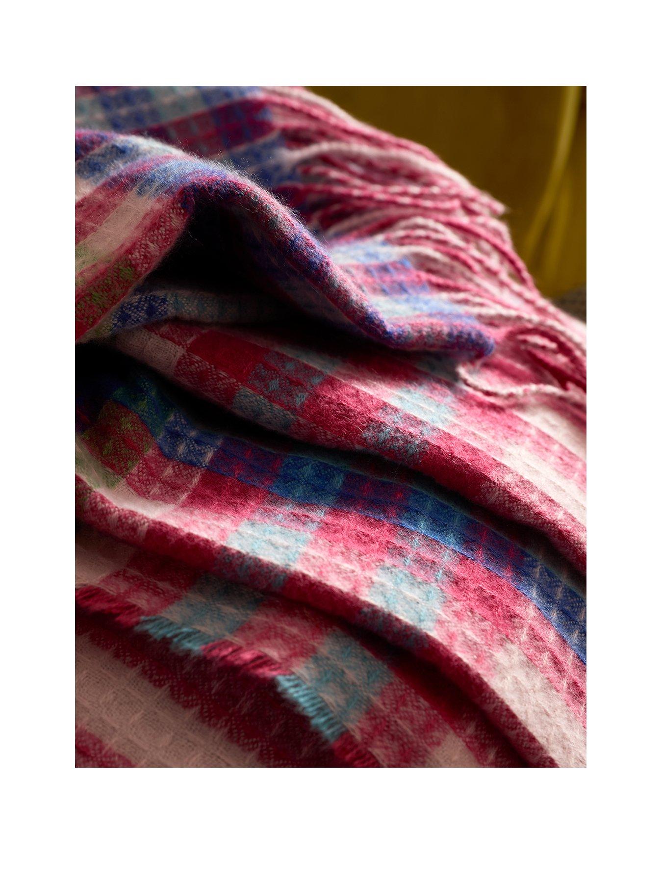 Image 2 of 4 of Sophie Robinson Darling Waffle Check Throw