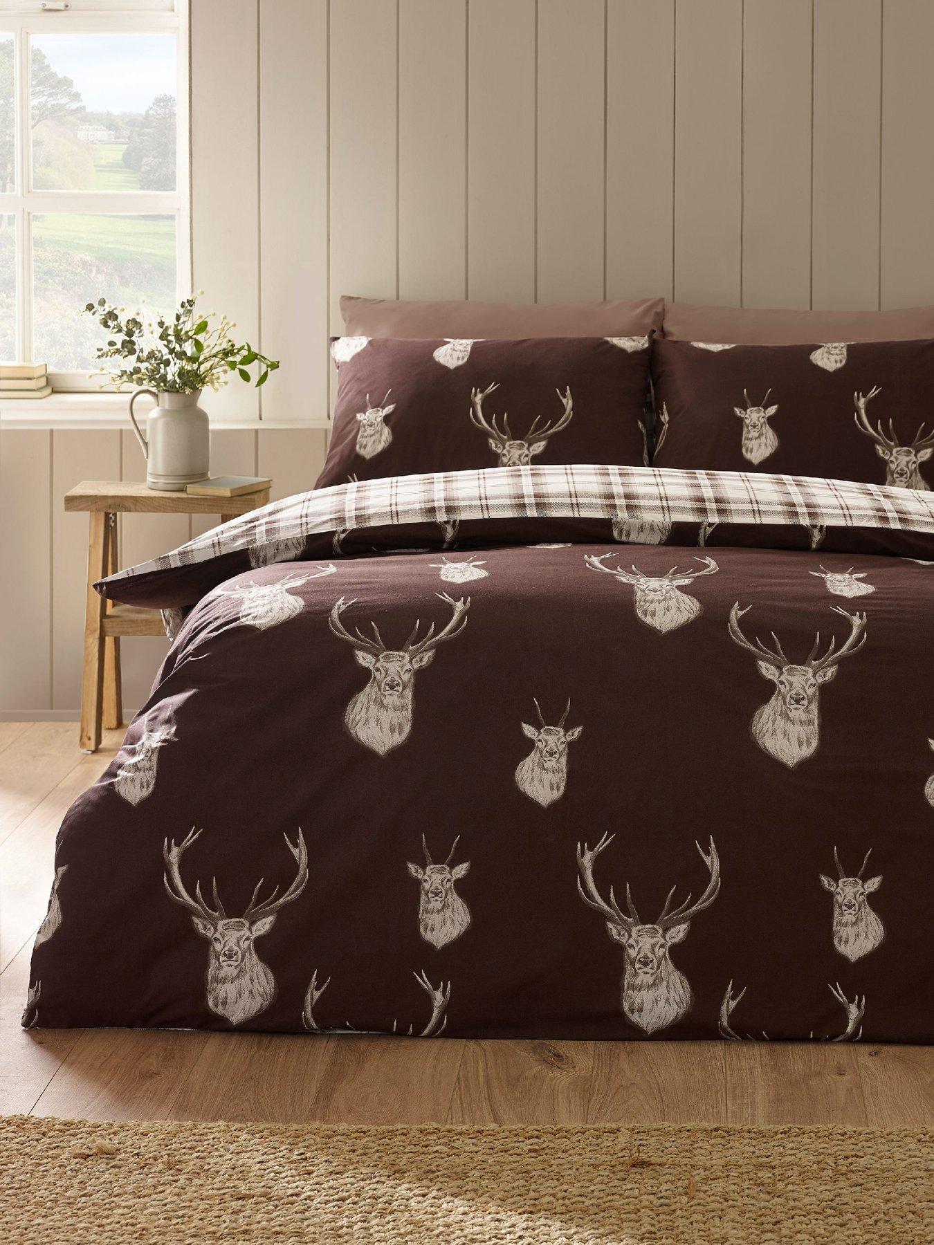 Catherine Lansfield Stag Duvet Cover Set