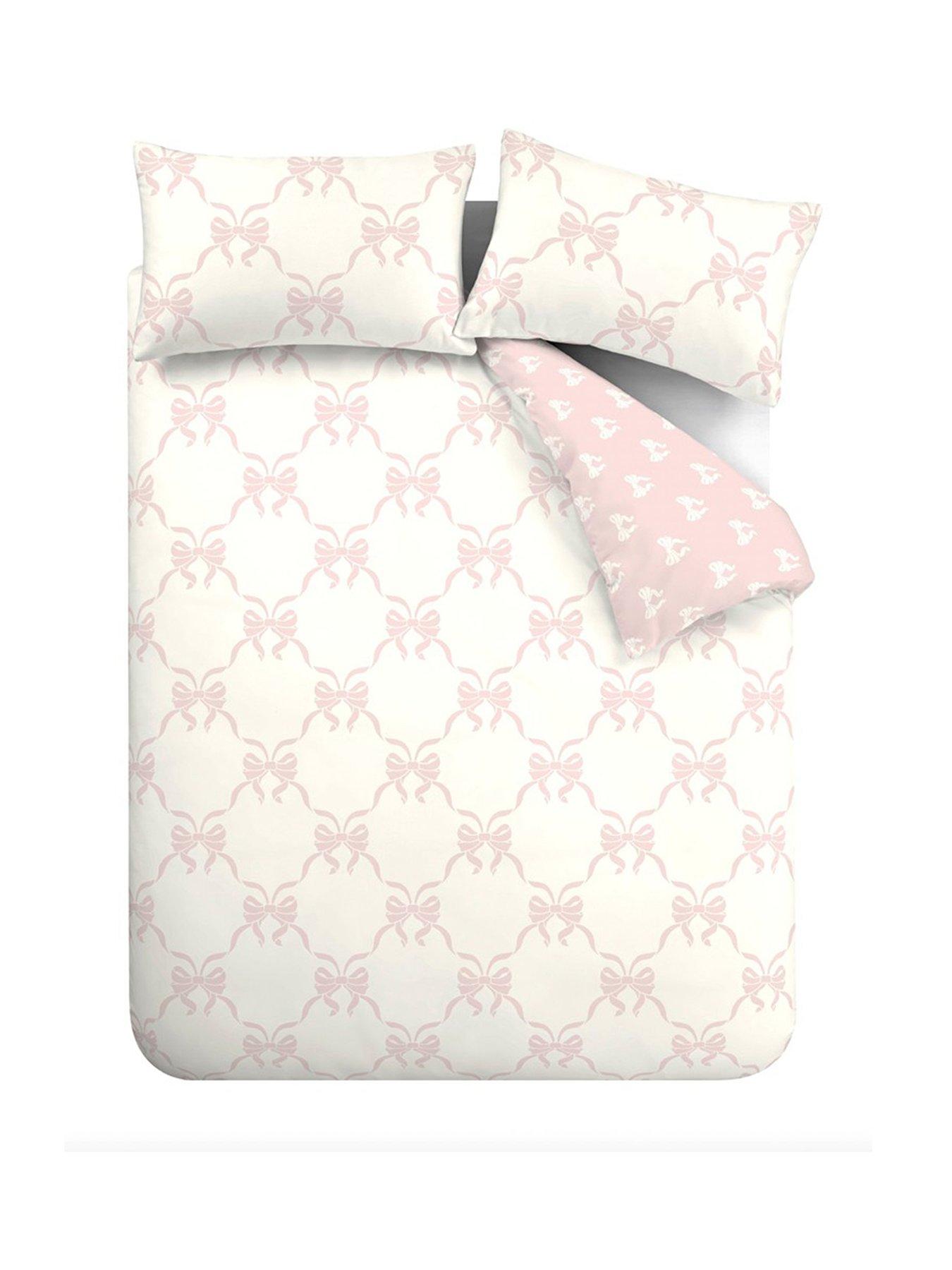 Image 2 of 5 of Catherine Lansfield Pretty Bows Duvet Cover Set