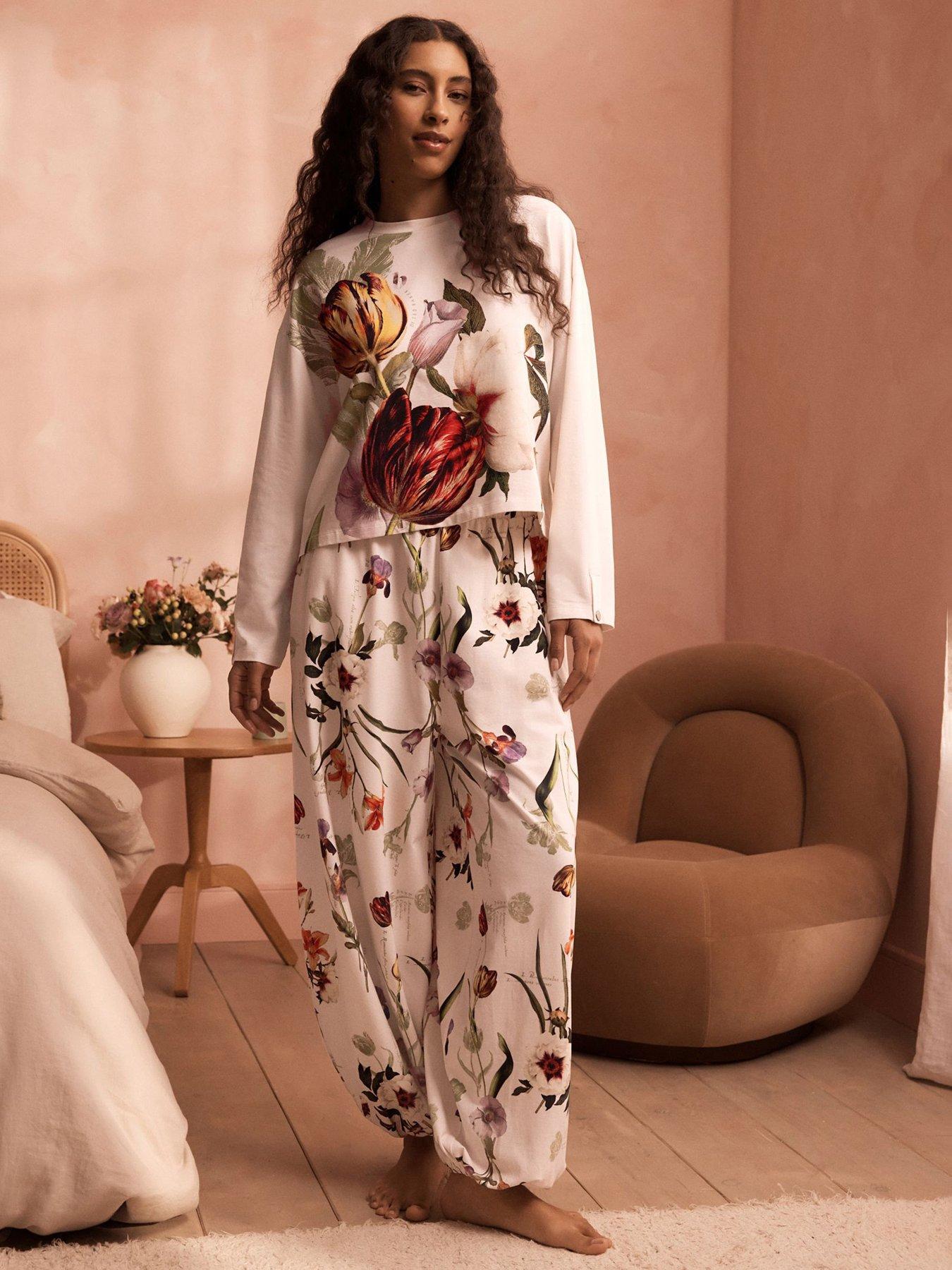 Image 1 of 5 of B By Ted Baker Organic Cotton Pyjamas Set
