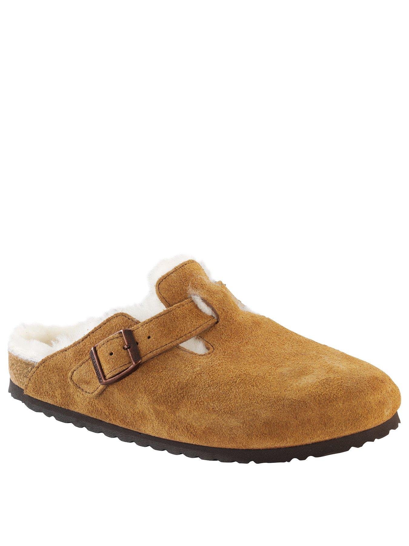 Image 2 of 3 of Birkenstock Mens Boston Shearling Clog - Mink