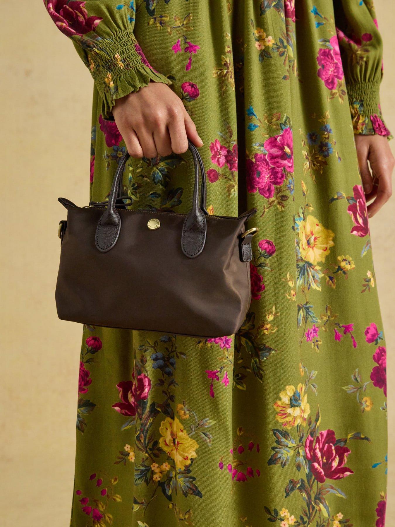 Image 3 of 6 of Joules Womens Edie Zip-Top Crossbody Bag - Chocolate Brown