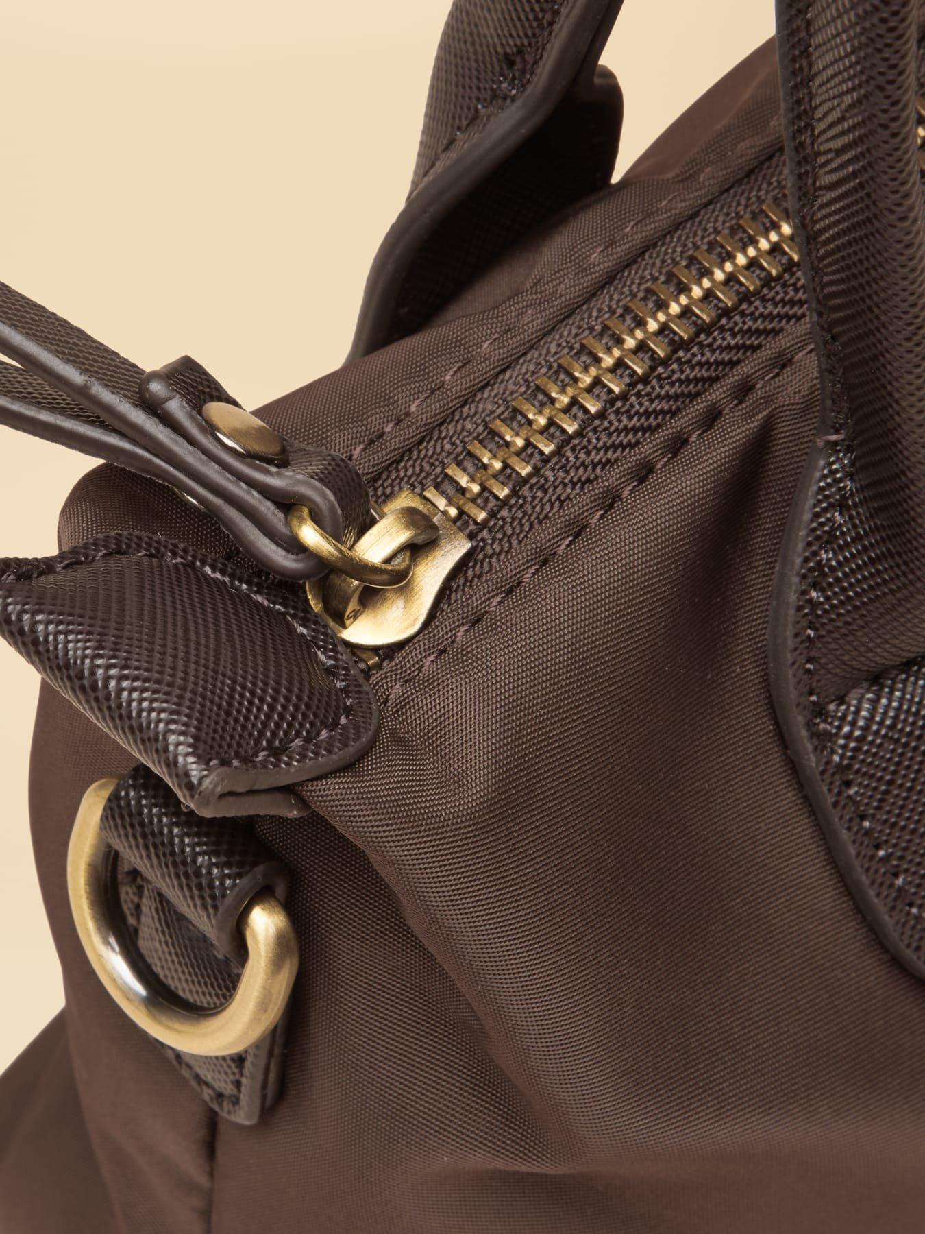 Image 4 of 6 of Joules Womens Edie Zip-Top Crossbody Bag - Chocolate Brown