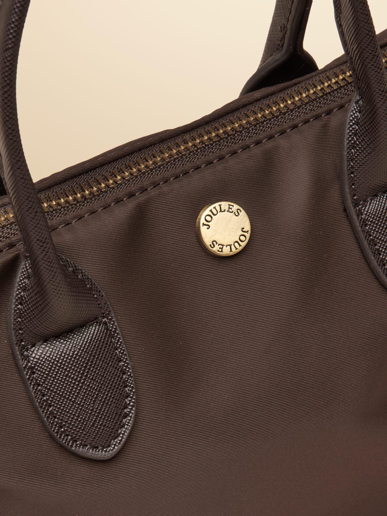 Image 5 of 6 of Joules Womens Edie Zip-Top Crossbody Bag - Chocolate Brown