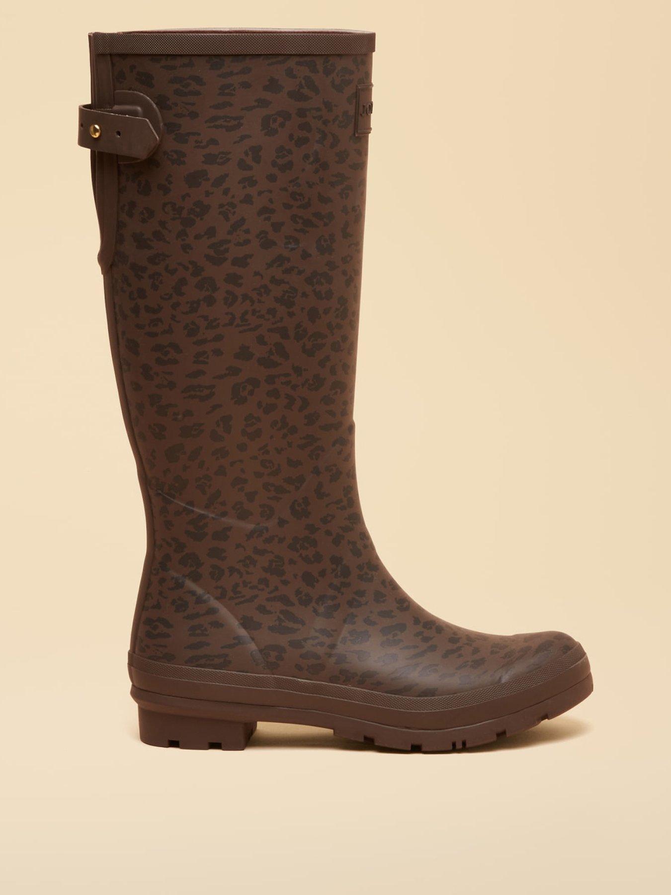Image 1 of 6 of Joules Welly Print - Leopard