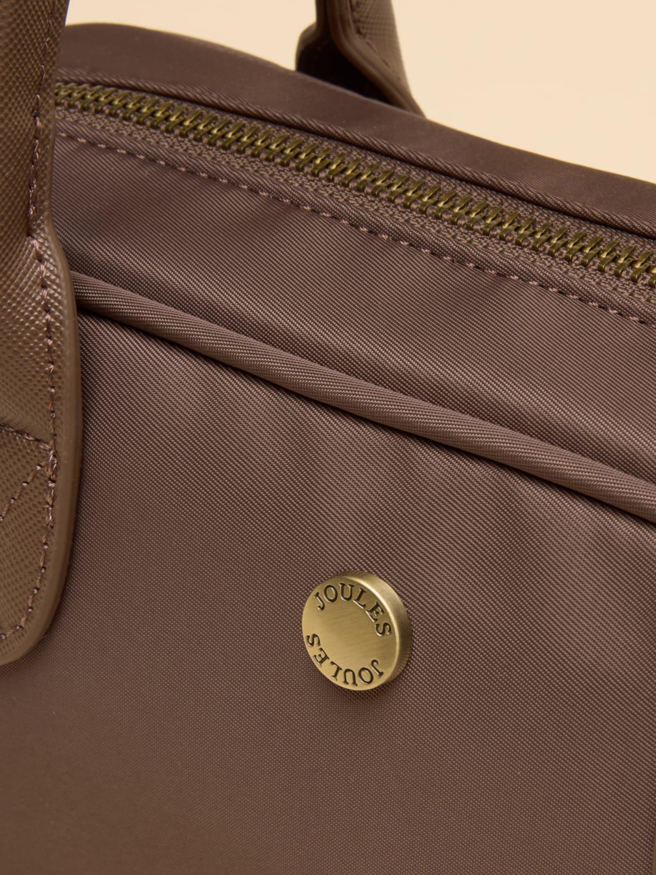 Image 6 of 7 of Joules Womens Edie East West Zip-Top Detachable Strap Bag - Brown