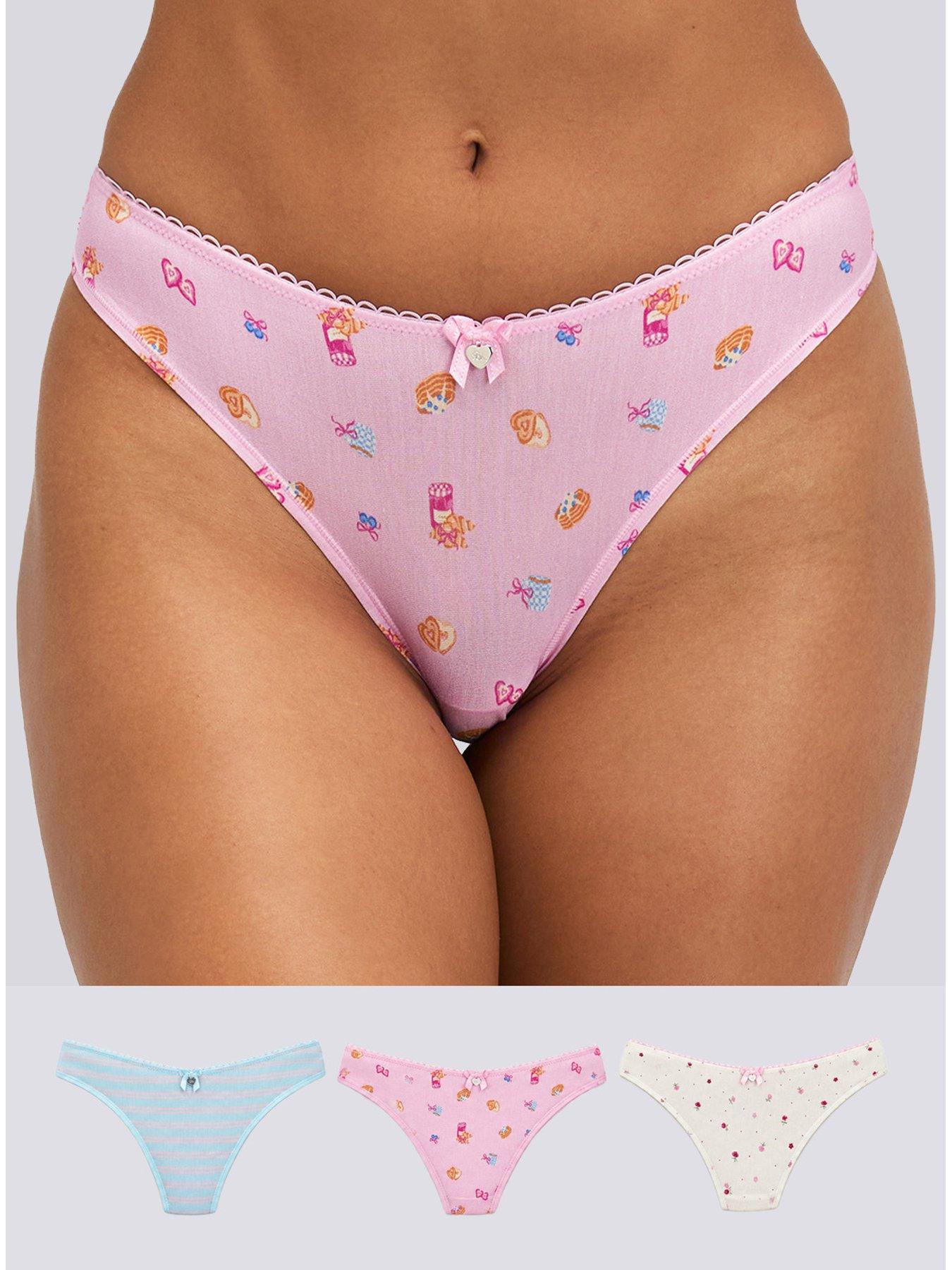 Boux Avenue Boux Avenue Freya Brazilian 3 Pk - Multicoloured
