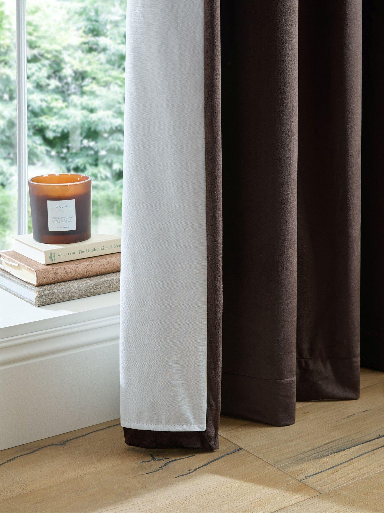 Image 5 of 5 of Catherine Lansfield Super Thermal Blackout Matt Velour Eyelet Curtains