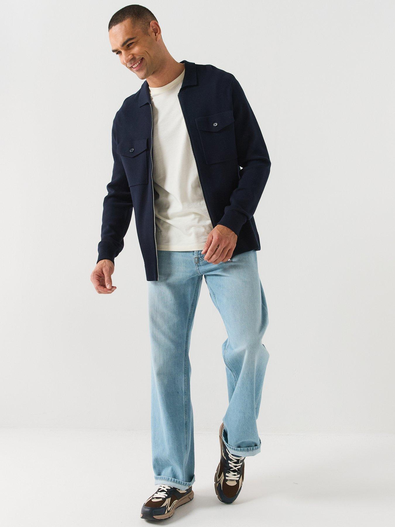 Image 3 of 6 of Diesel Diesel D-eeeper Loose Fit Jeans - Light Blue