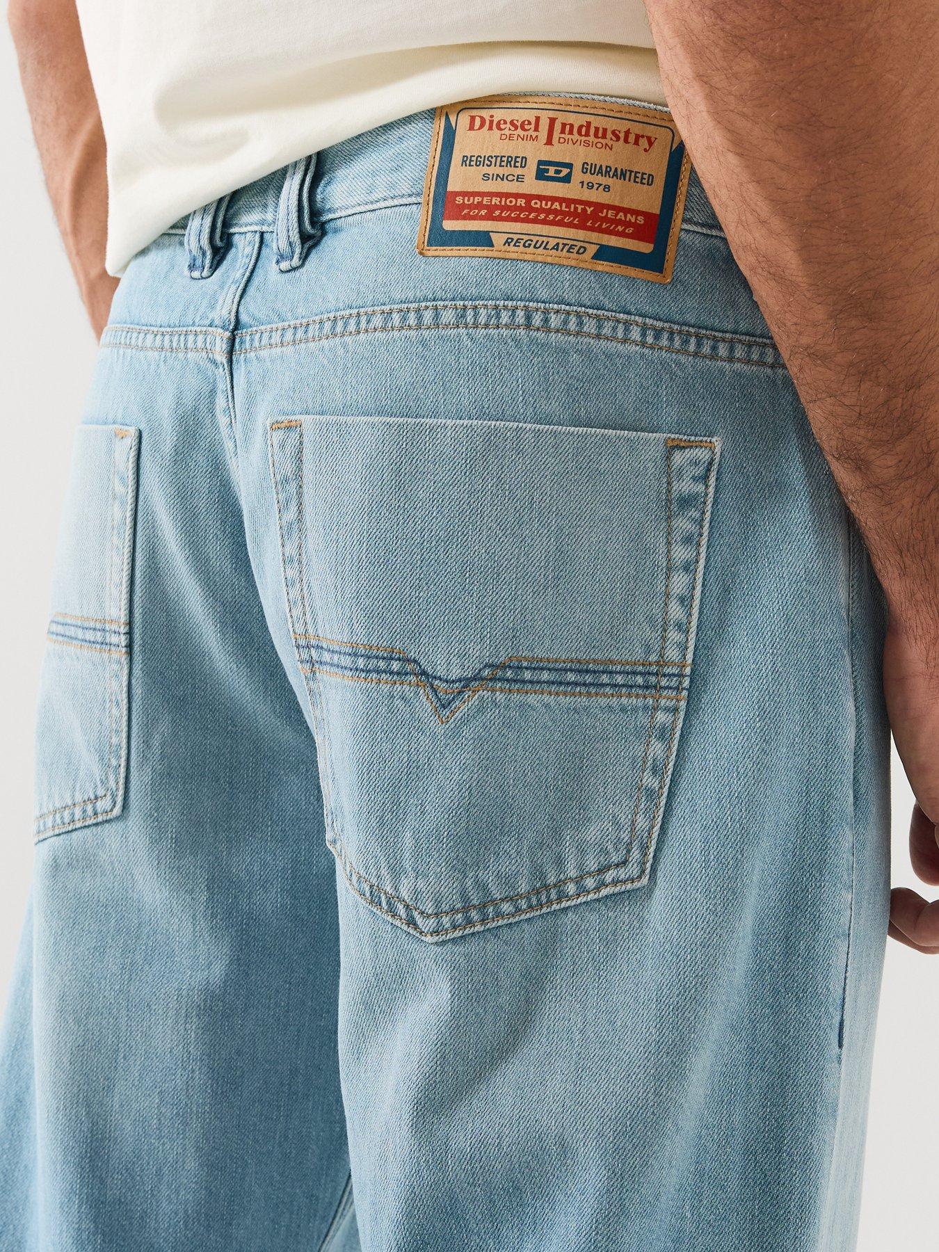 Image 6 of 6 of Diesel Diesel D-eeeper Loose Fit Jeans - Light Blue