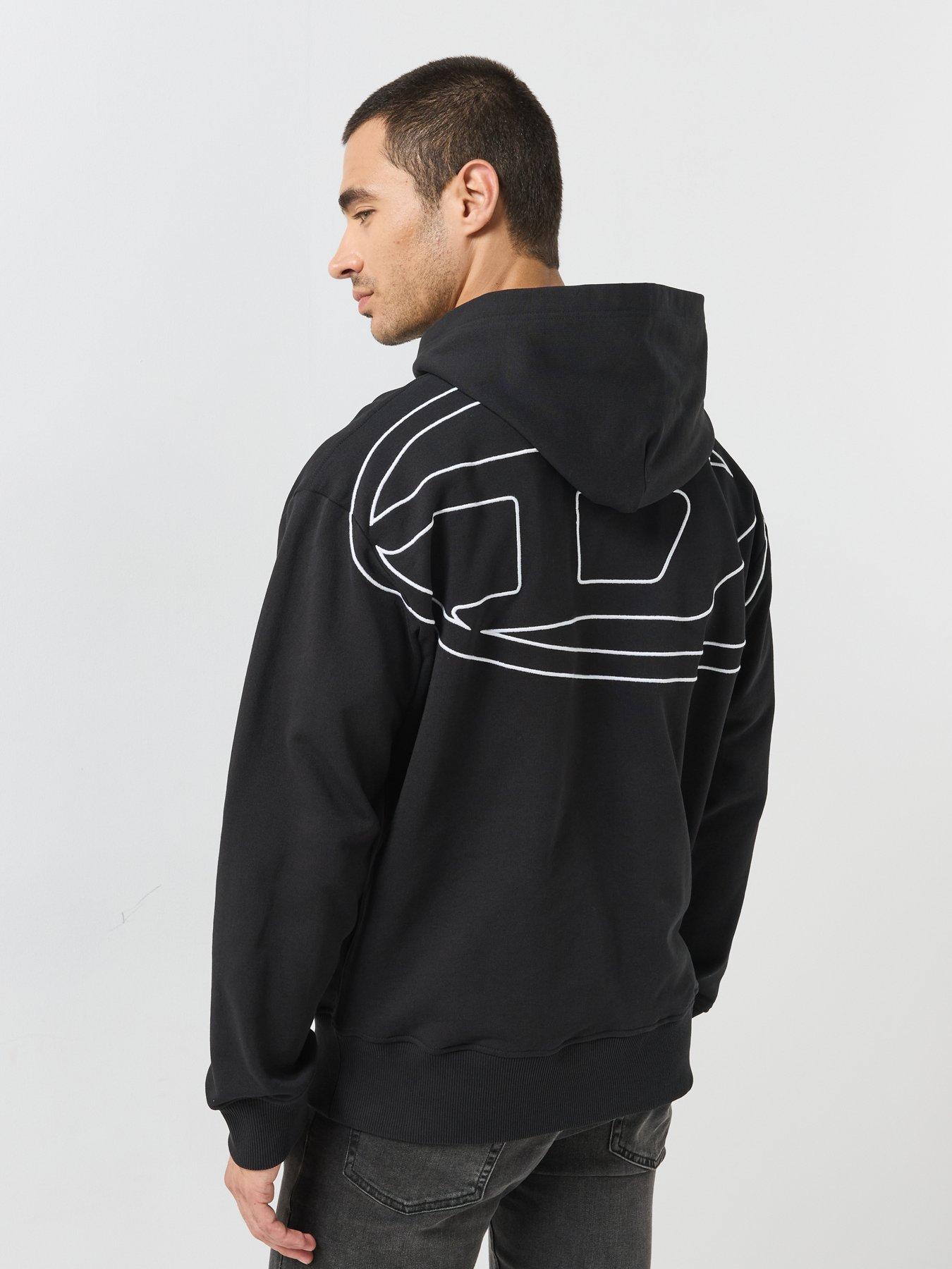Image 2 of 6 of Diesel Diesel D Oval Overhead Hoodie - Black